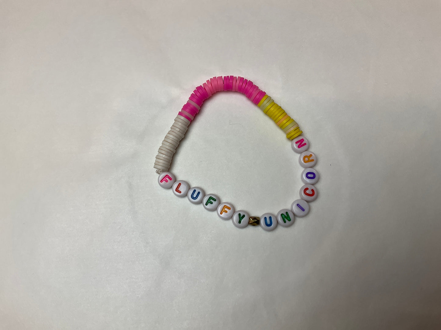 Fluffy the unicorn from Despicable Me bracelet