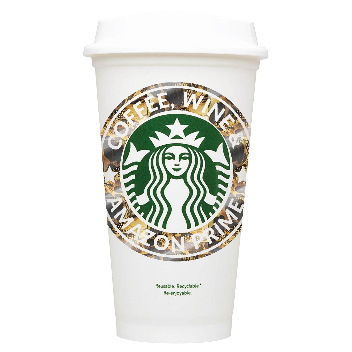 Coffee, Wine & Amazon Prime Starbucks Hot Cup