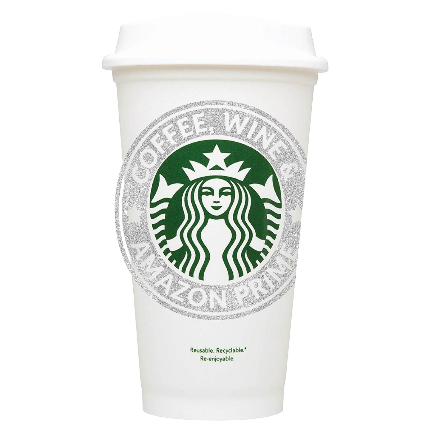 Coffee, Wine & Amazon Prime Starbucks Hot Cup