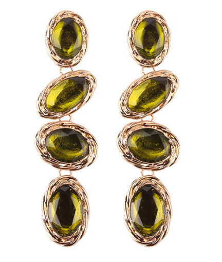 Emersyn Green Drop Earring