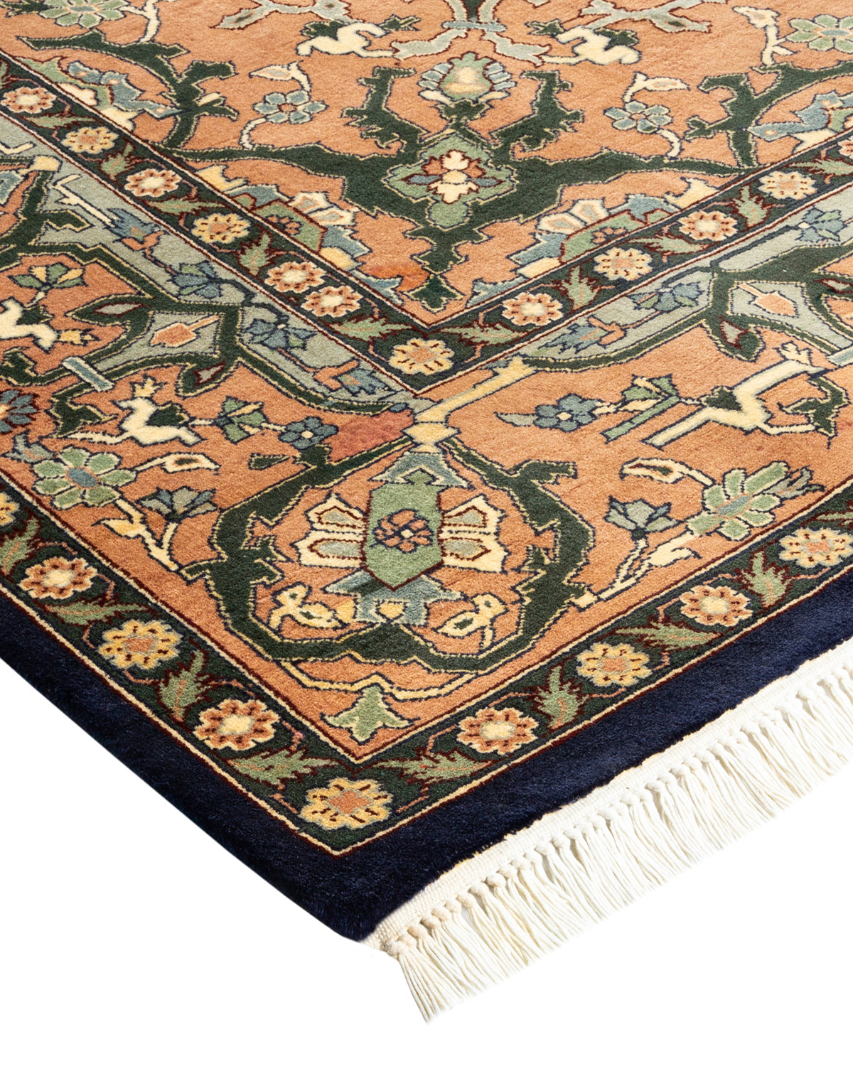 Mogul, One-of-a-Kind Hand-Knotted Area Rug - Blue, 6' 1" x 8' 10"