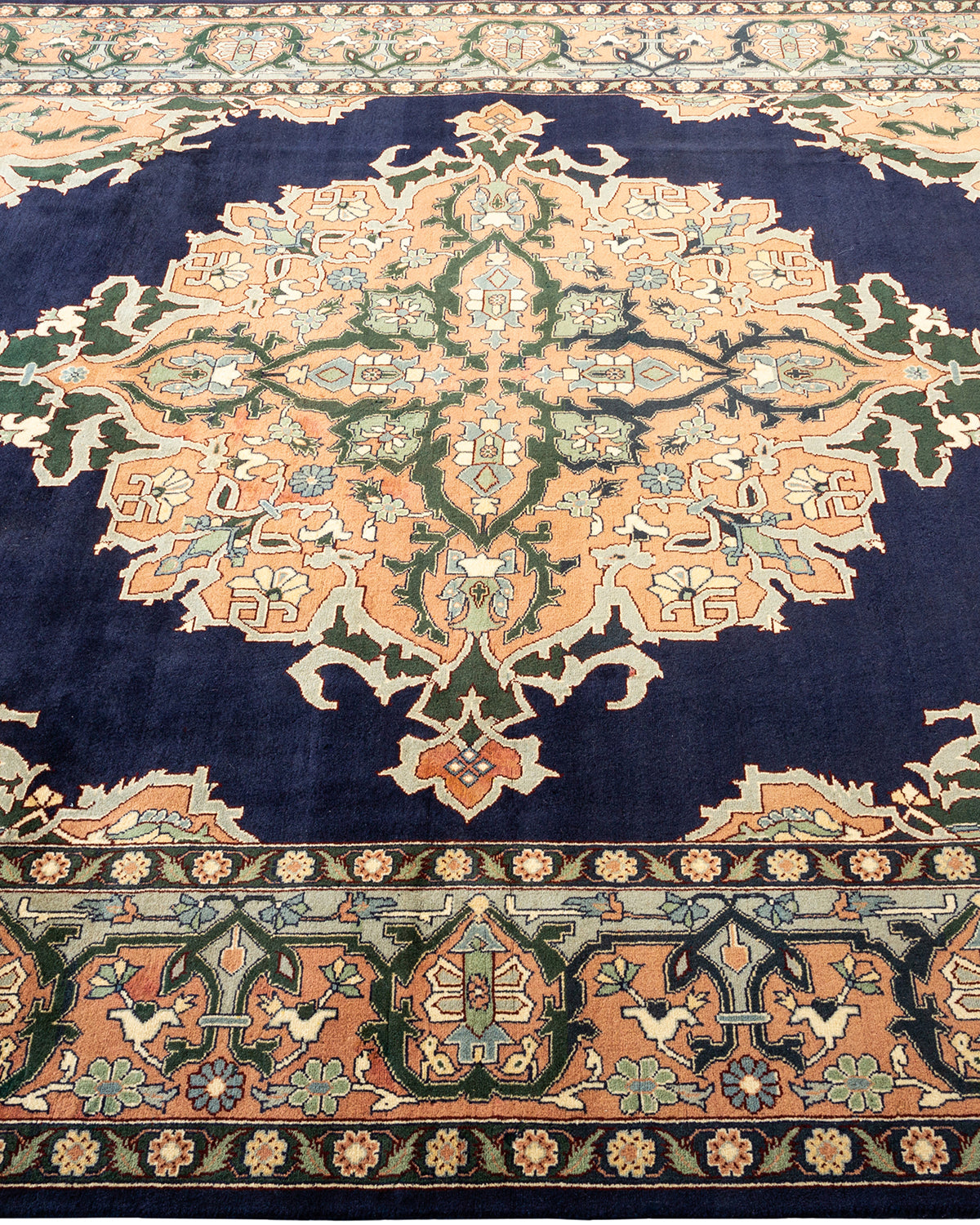 Mogul, One-of-a-Kind Hand-Knotted Area Rug - Blue, 6' 1" x 8' 10"