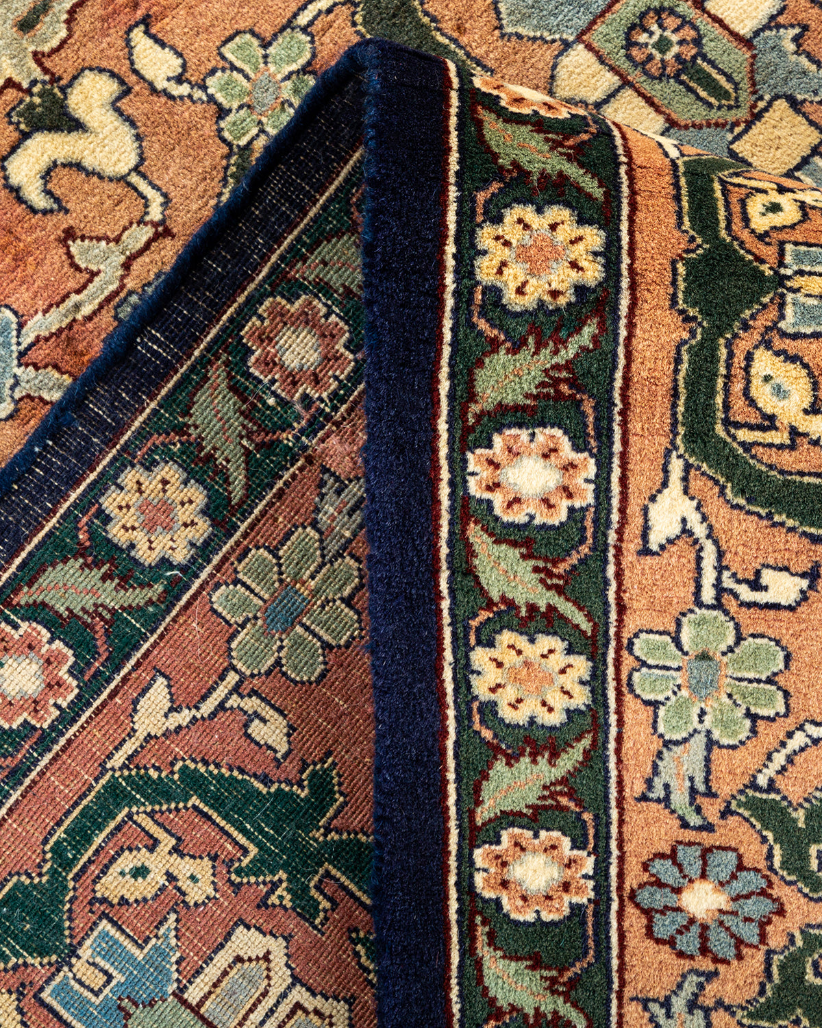 Mogul, One-of-a-Kind Hand-Knotted Area Rug - Blue, 6' 1" x 8' 10"