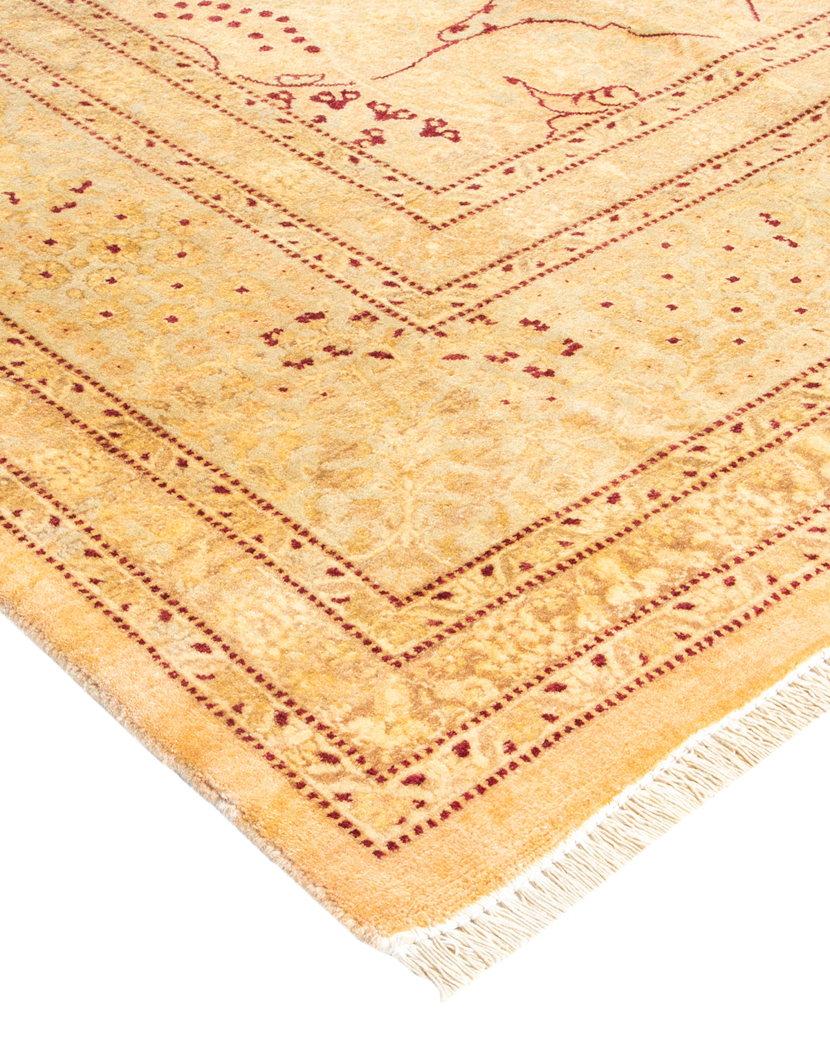 Mogul, One-of-a-Kind Handmade Area Rug - Beige, 8' 2" x 10' 6"