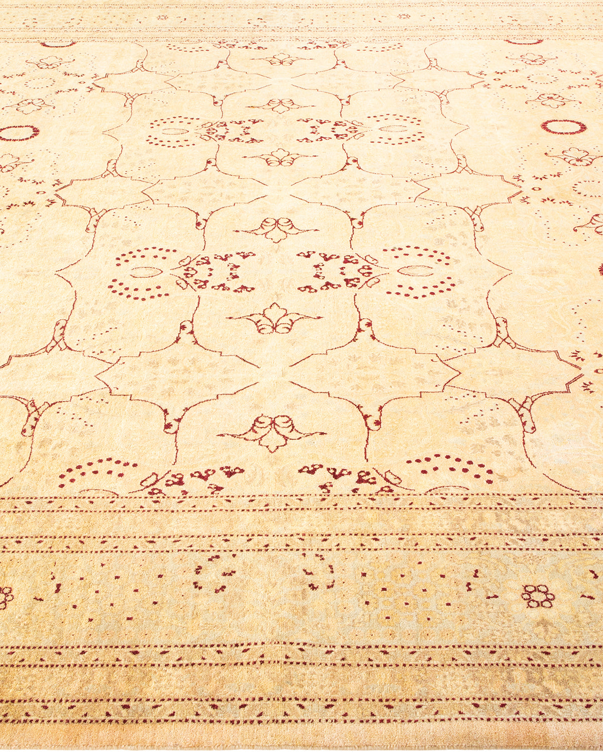 Mogul, One-of-a-Kind Handmade Area Rug - Beige, 8' 2" x 10' 6"