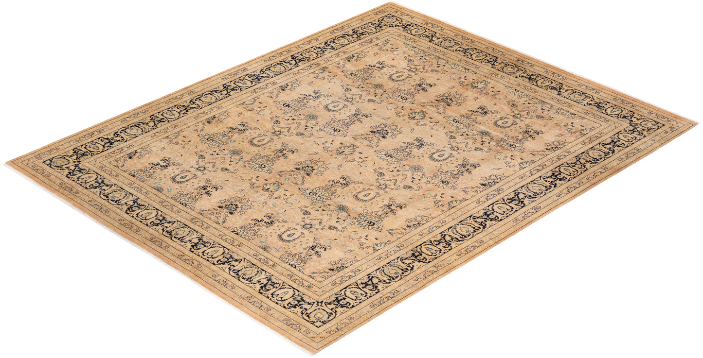 Mogul, One-of-a-Kind Handmade Area Rug - Beige, 8' 1" x 10' 2"