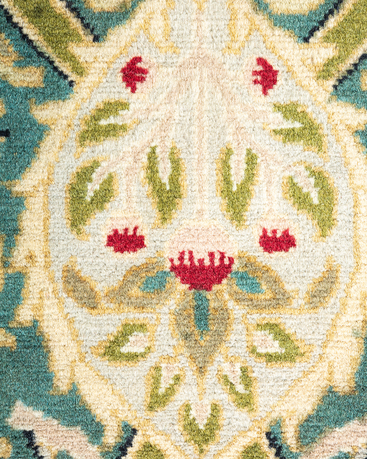 Mogul, One-of-a-Kind Hand-Knotted Area Rug - Green, 10' 0" x 14' 1"