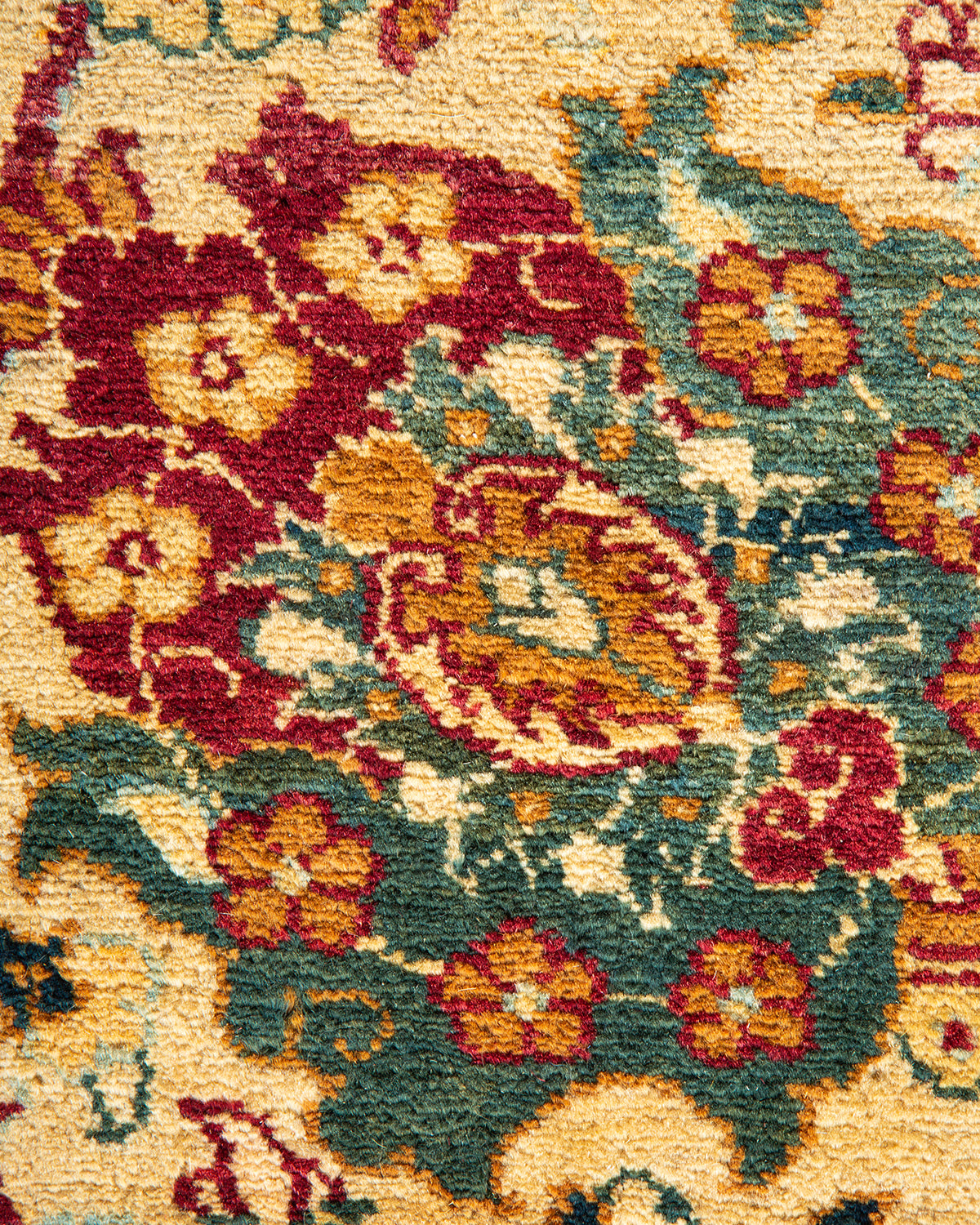 Mogul, One-of-a-Kind Handmade Area Rug - Yellow, 6' 1" x 8' 10"