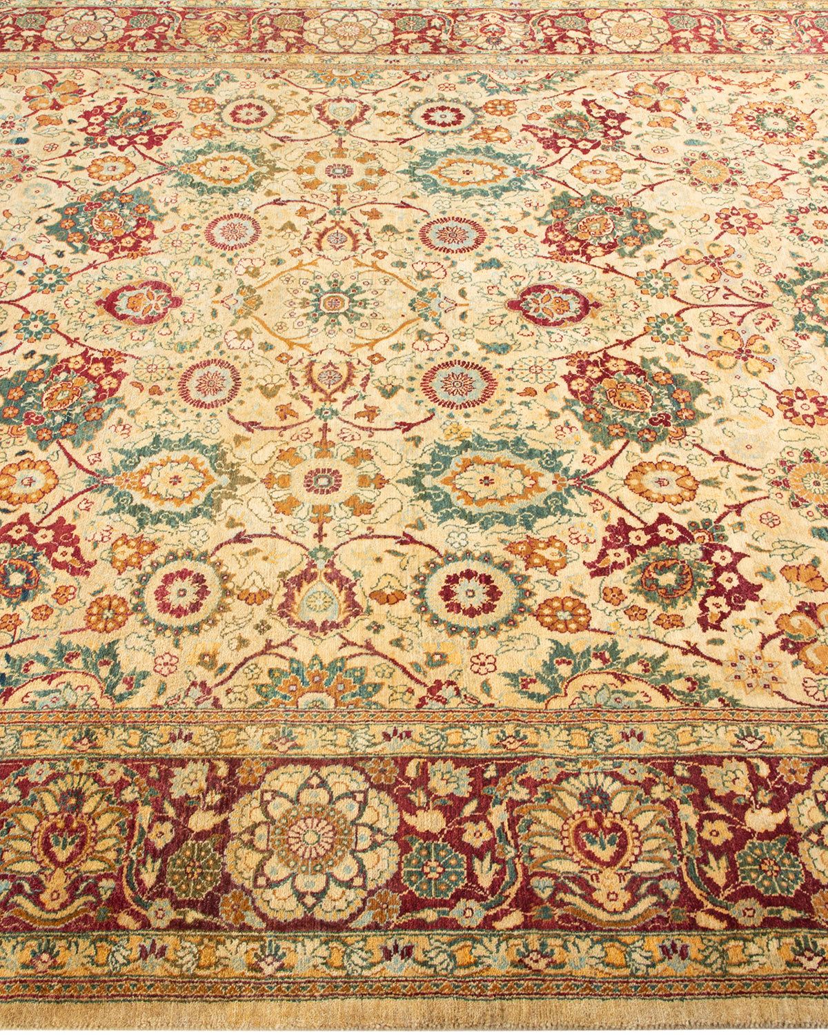 Mogul, One-of-a-Kind Handmade Area Rug - Yellow, 6' 1" x 8' 10"