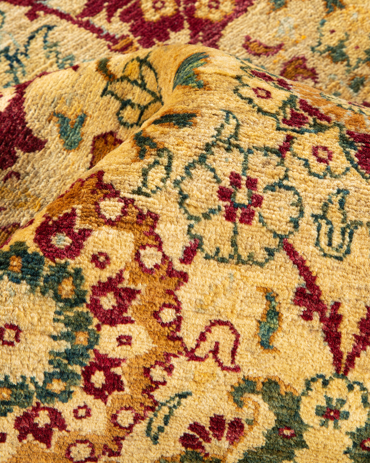 Mogul, One-of-a-Kind Handmade Area Rug - Yellow, 6' 1" x 8' 10"