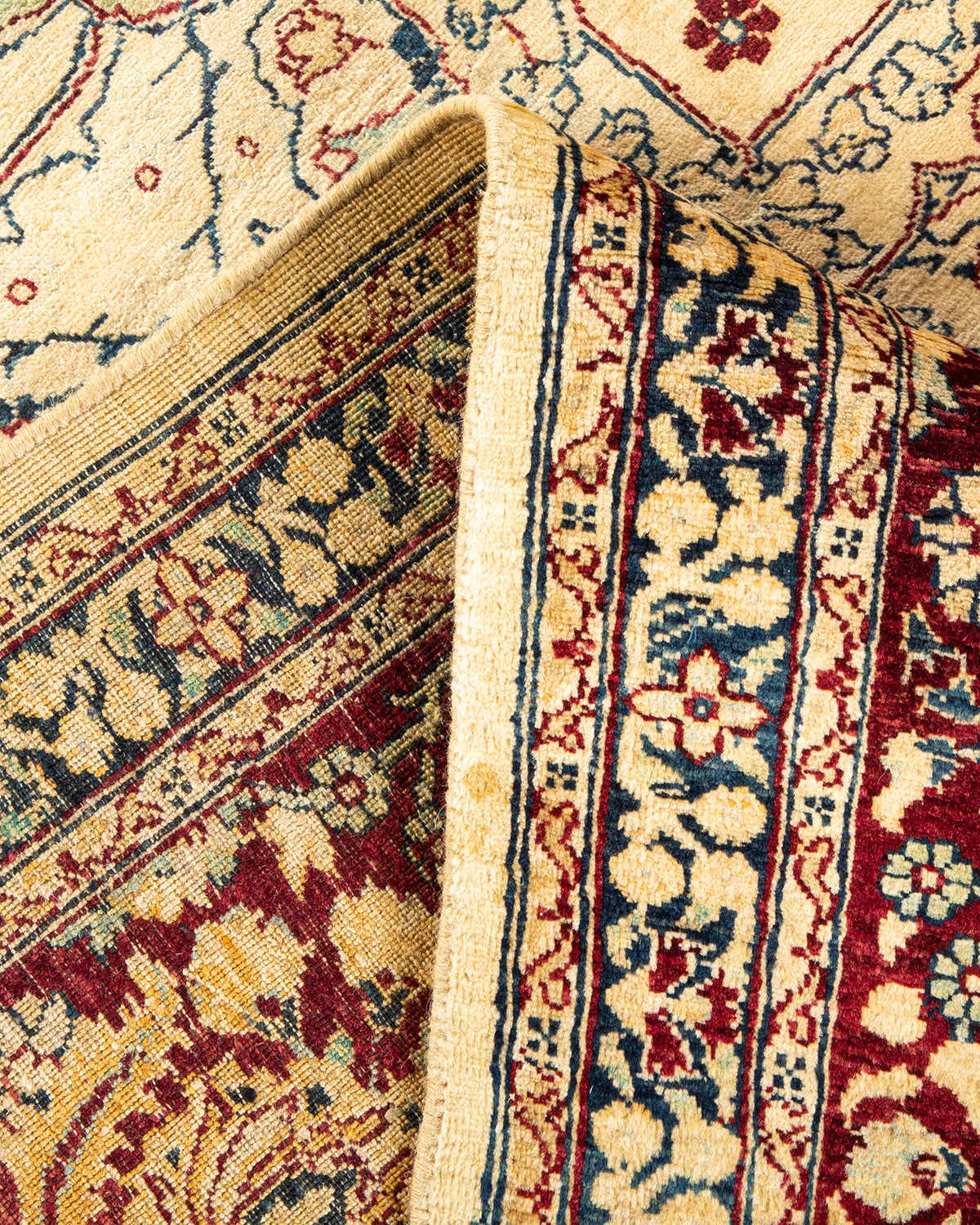 Mogul, One-of-a-Kind Hand-Knotted Area Rug - Ivory, 8' 1" x 10' 2"