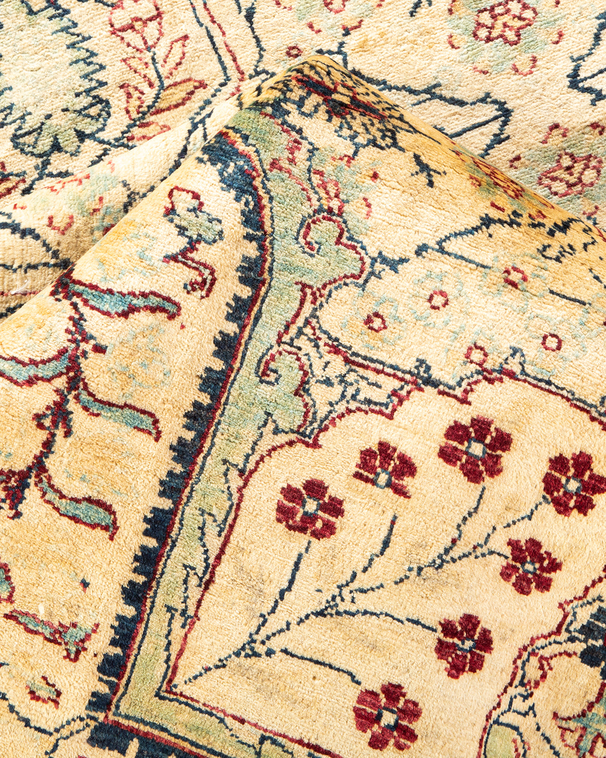 Mogul, One-of-a-Kind Hand-Knotted Area Rug - Ivory, 8' 1" x 10' 2"