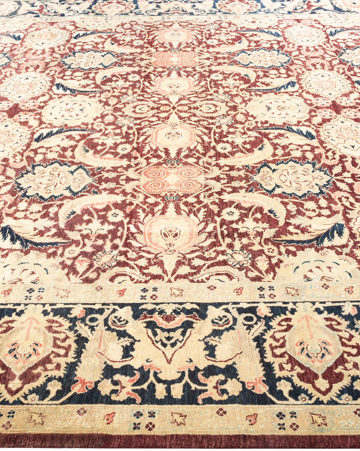 Mogul, One-of-a-Kind Hand-Knotted Area Rug - Red, 8' 1" x 9' 10"