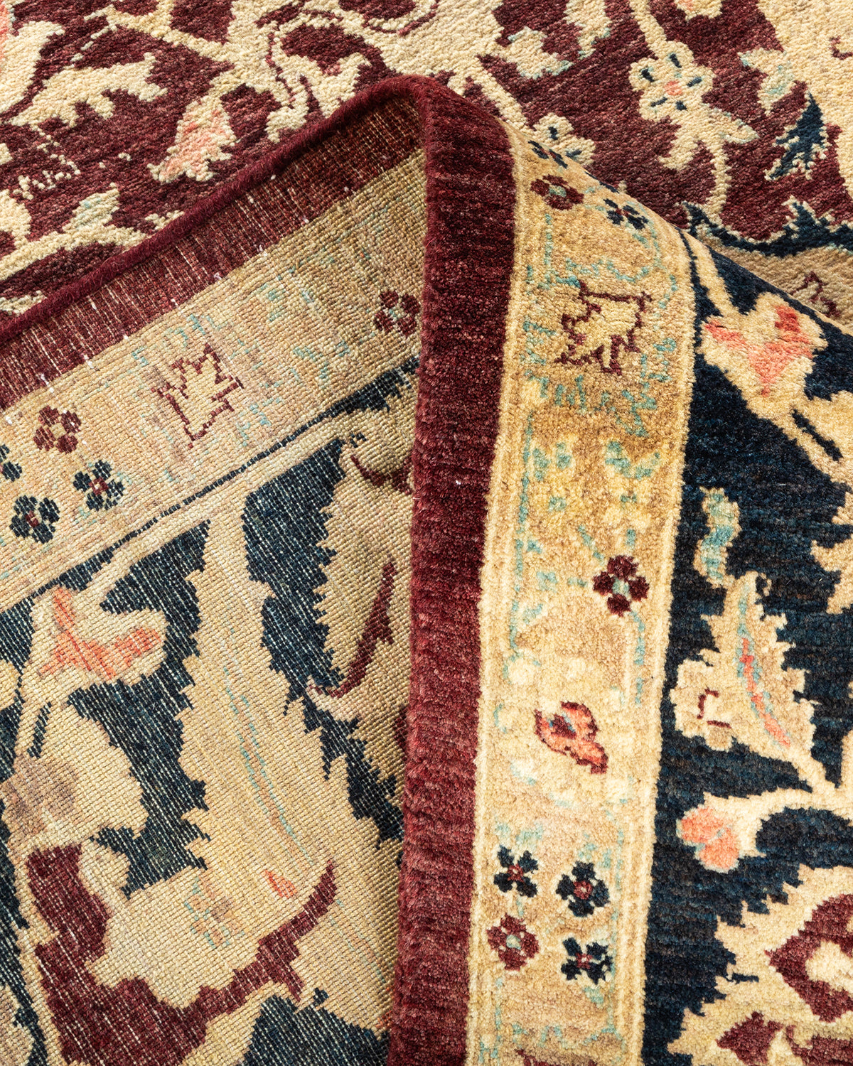 Mogul, One-of-a-Kind Hand-Knotted Area Rug - Red, 8' 1" x 9' 10"