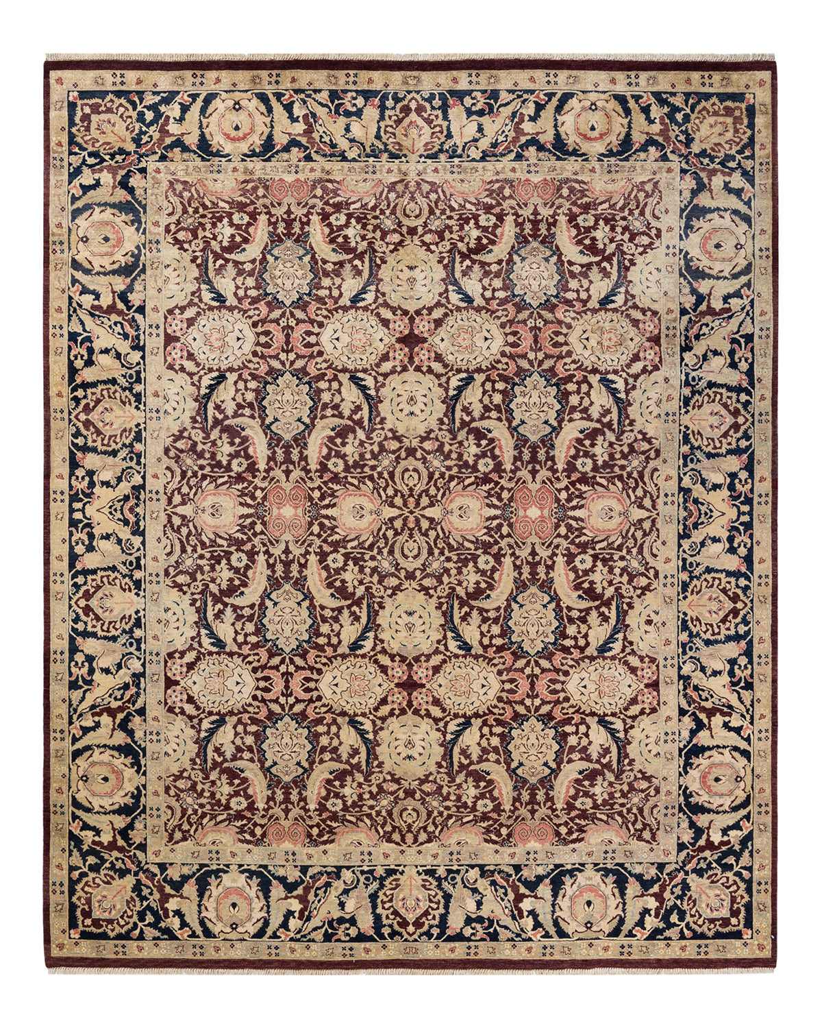 Mogul, One-of-a-Kind Hand-Knotted Area Rug - Red, 8' 1" x 9' 10"