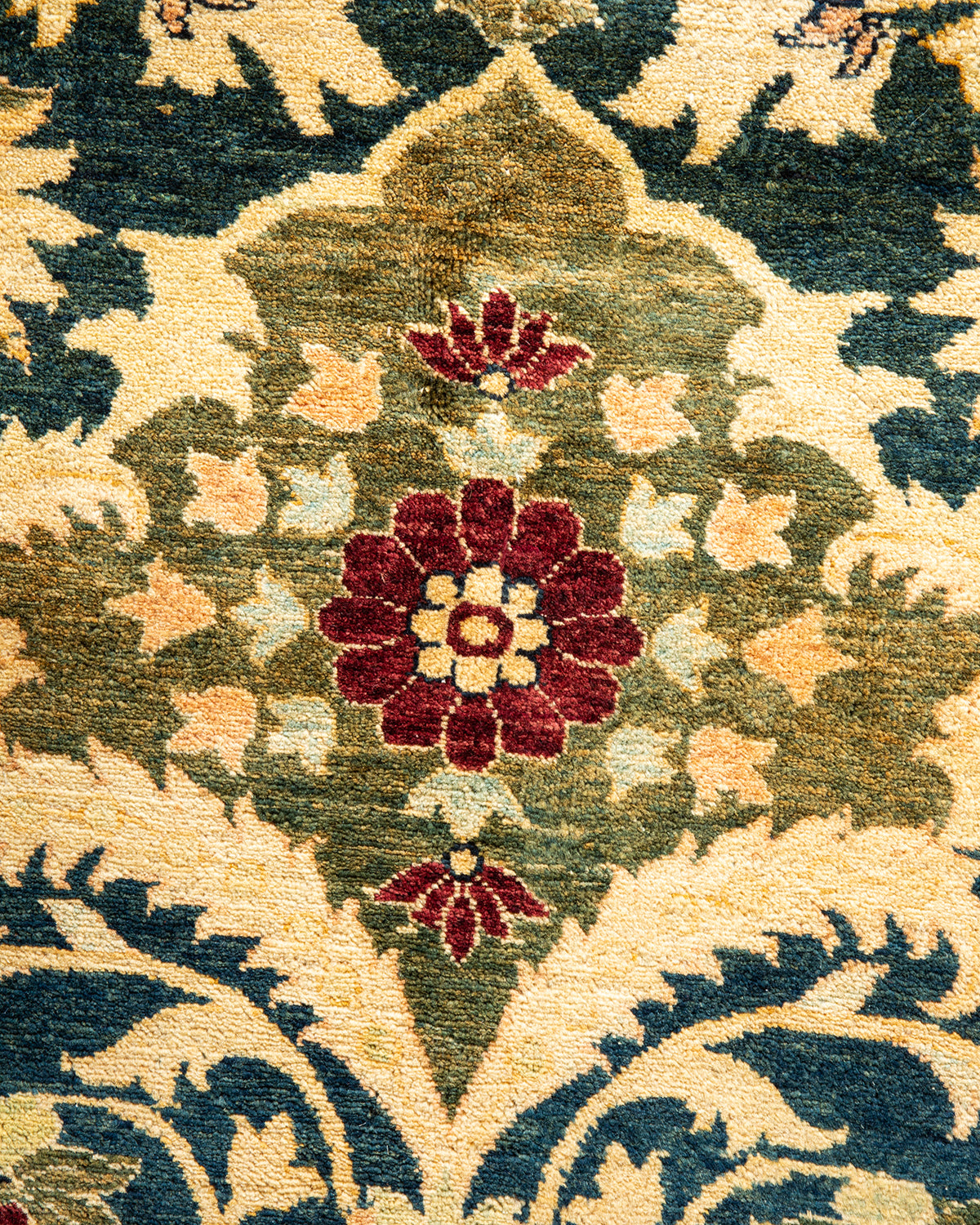 Mogul, One-of-a-Kind Hand-Knotted Area Rug - Blue, 8' 1" x 10' 2"