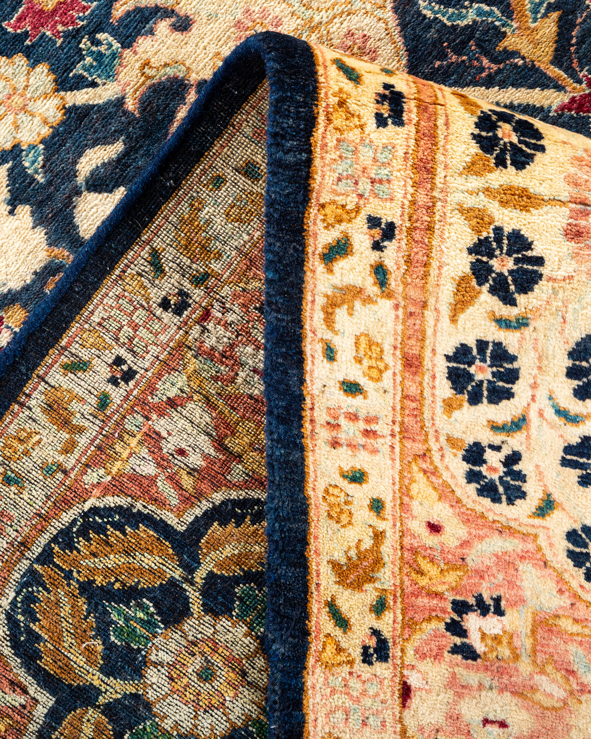 Mogul, One-of-a-Kind Hand-Knotted Area Rug - Blue, 6' 1" x 8' 10"