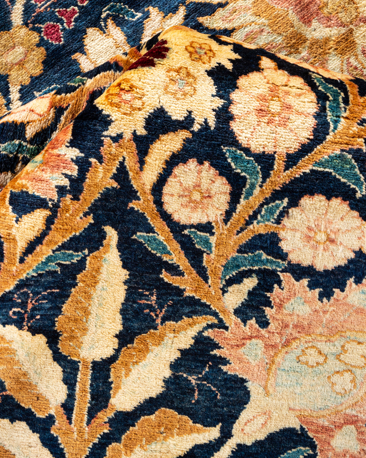 Mogul, One-of-a-Kind Hand-Knotted Area Rug - Blue, 6' 1" x 8' 10"