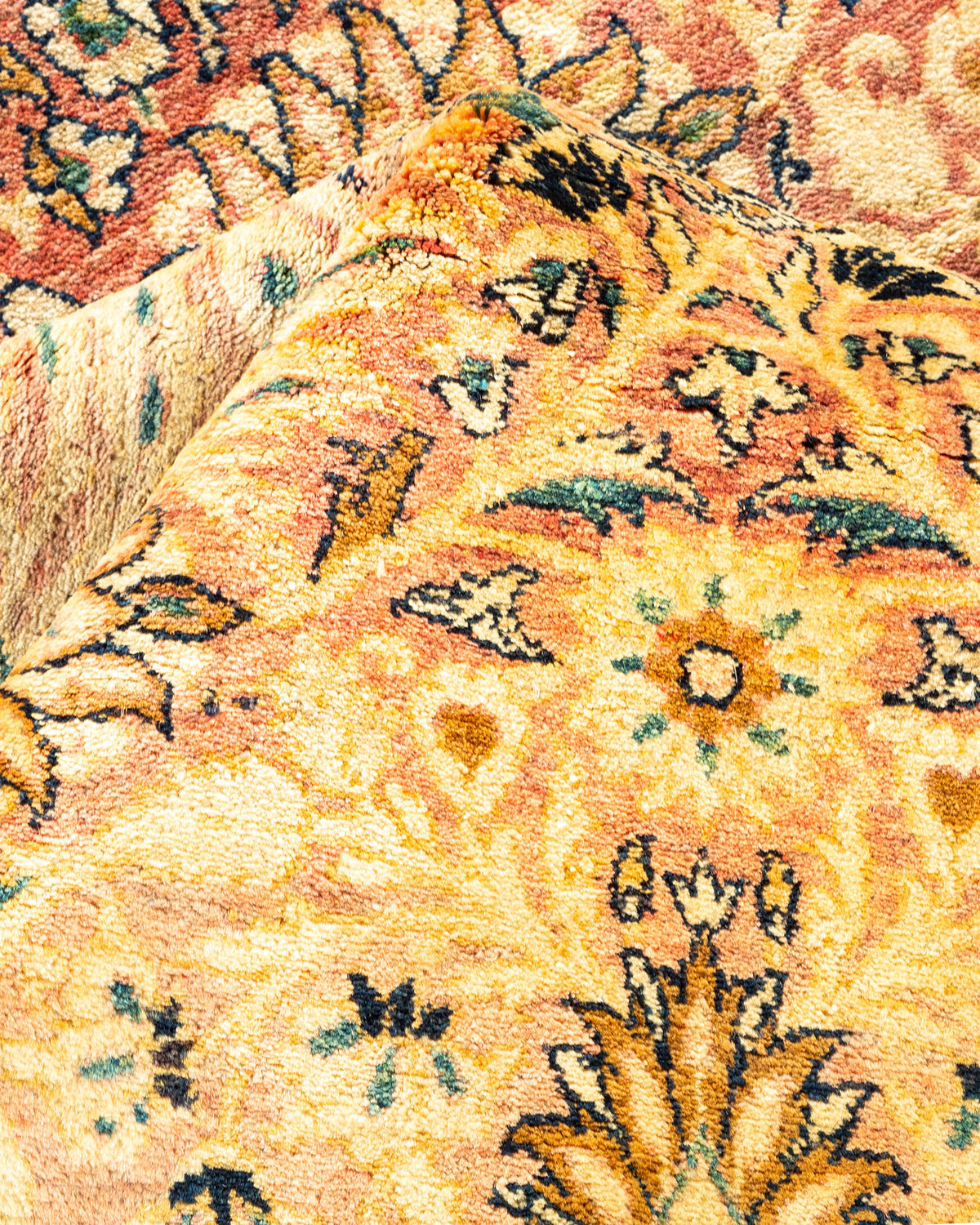 Mogul, One-of-a-Kind Hand-Knotted Area Rug - Pink, 6' 1" x 9' 1"