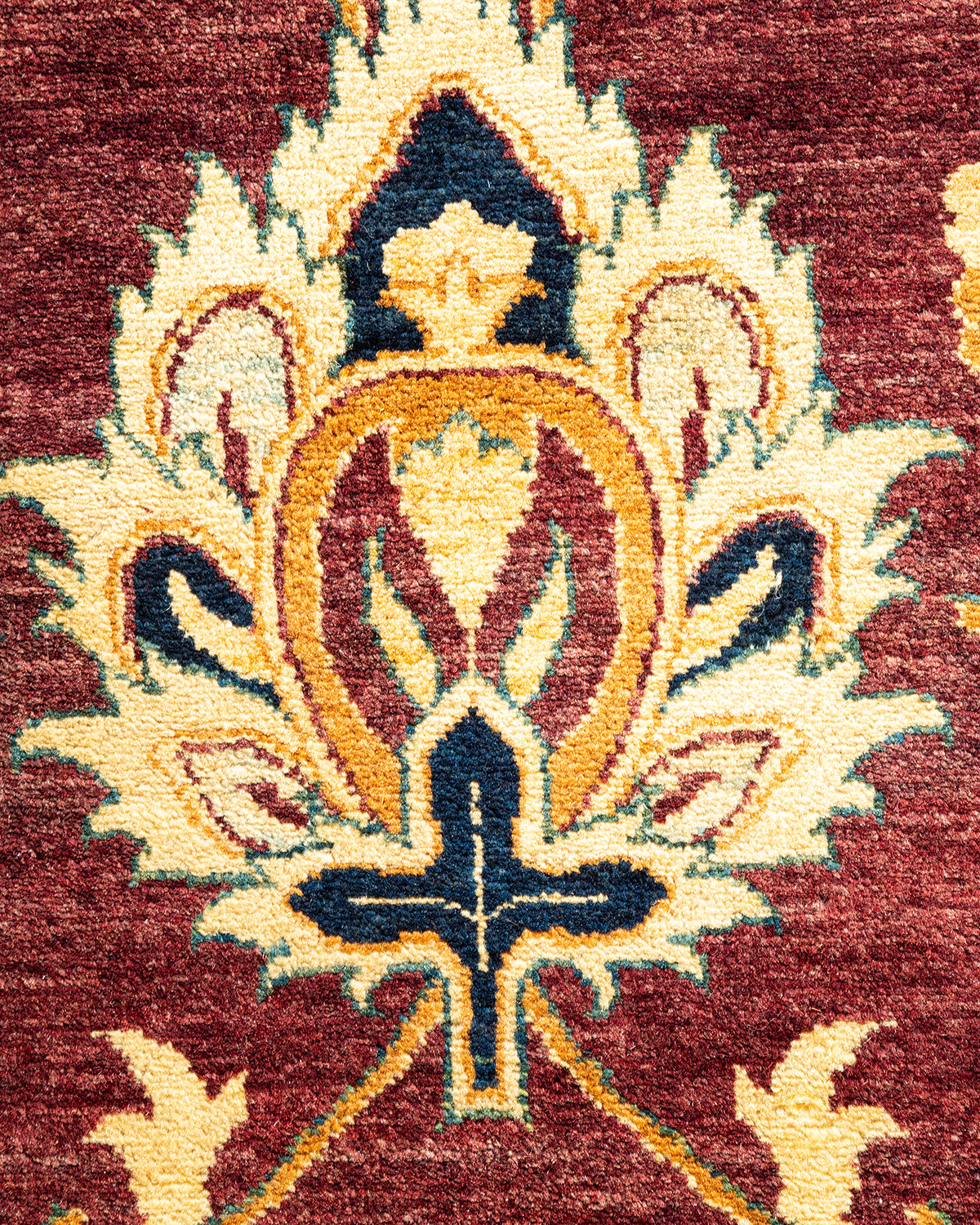 Mogul, One-of-a-Kind Hand-Knotted Area Rug - Red, 6' 2" x 9' 0"