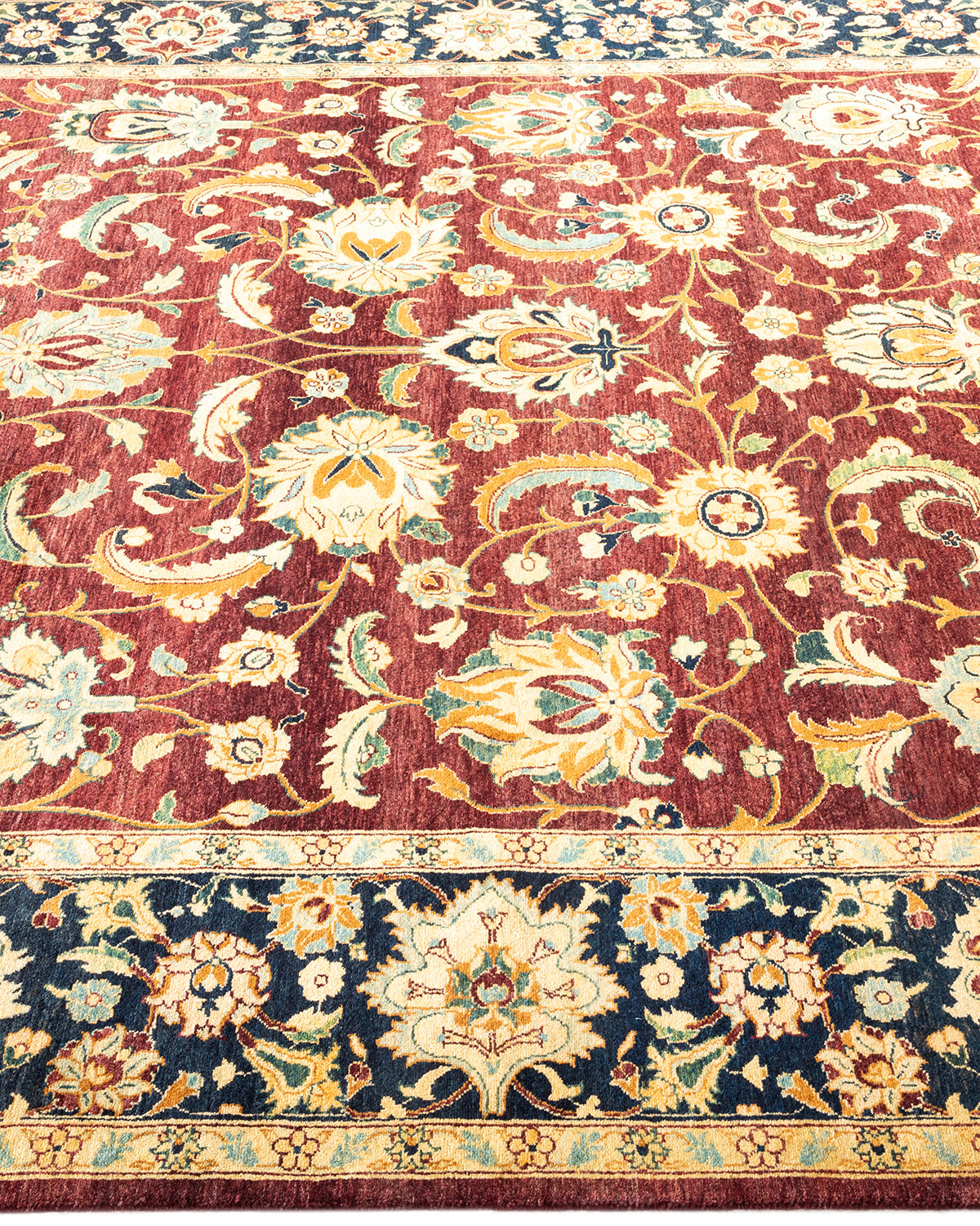 Mogul, One-of-a-Kind Hand-Knotted Area Rug - Red, 6' 2" x 9' 0"