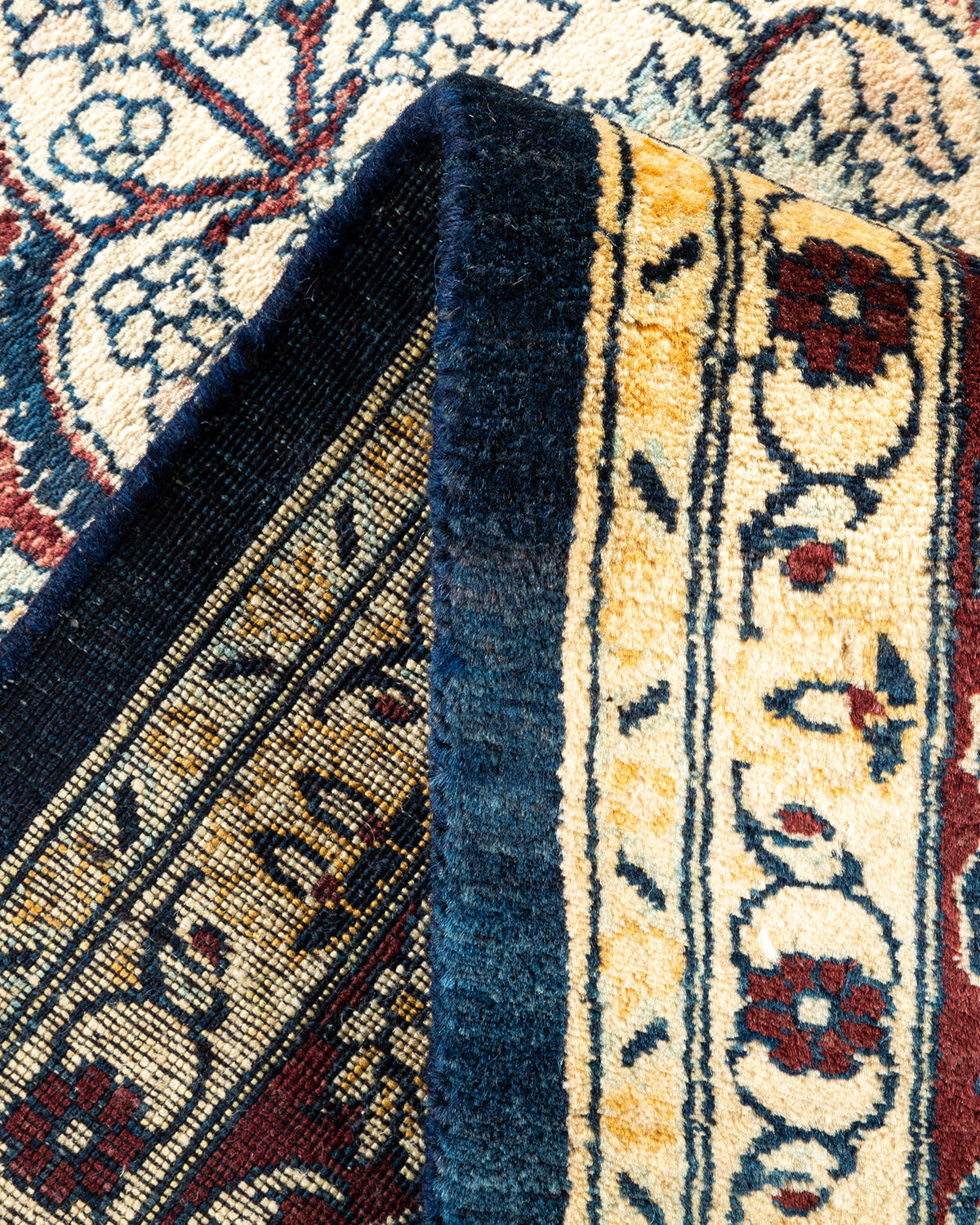 Mogul, One-of-a-Kind Hand-Knotted Area Rug - Blue, 6' 1" x 9' 2"