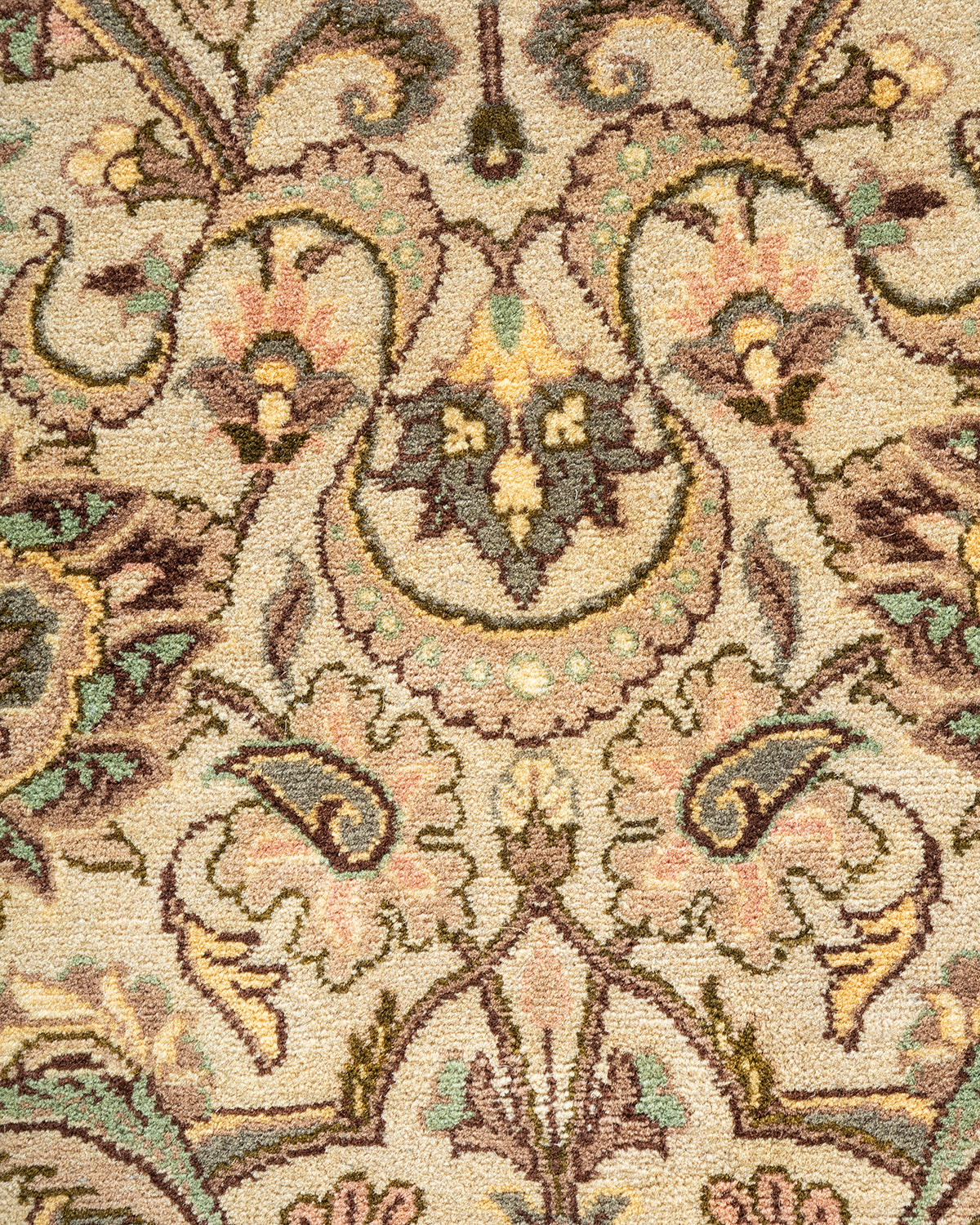 Mogul, One-of-a-Kind Hand-Knotted Area Rug - Ivory, 6' 1" x 6' 4"