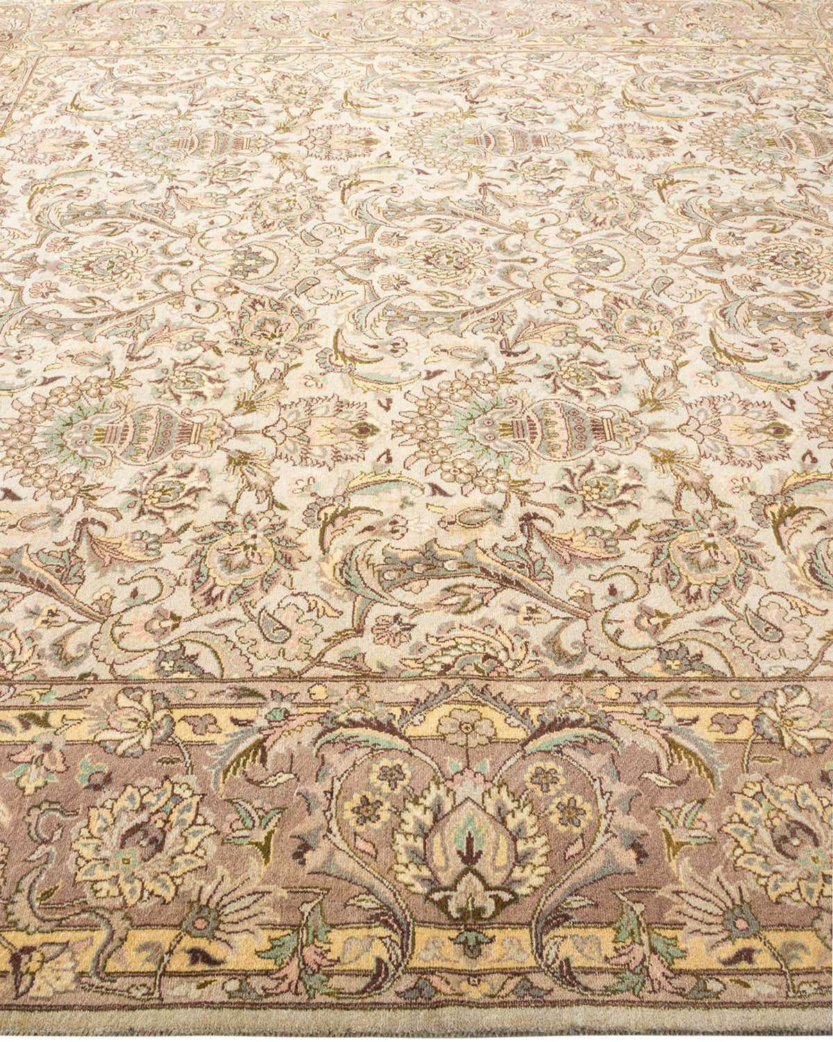 Mogul, One-of-a-Kind Hand-Knotted Area Rug - Ivory, 6' 1" x 6' 4"