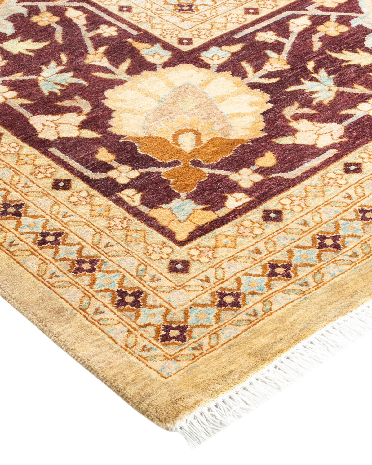 Mogul, One-of-a-Kind Handmade Area Rug - Ivory, 9' 2" x 12' 2"
