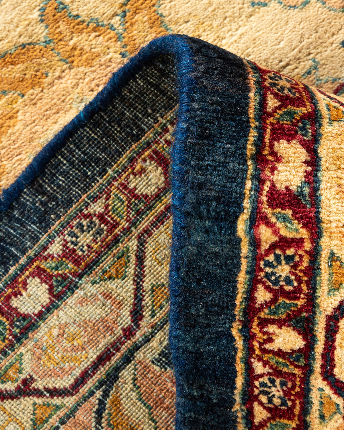 Mogul, One-of-a-Kind Hand-Knotted Area Rug - Blue, 8' 1" x 10' 0"
