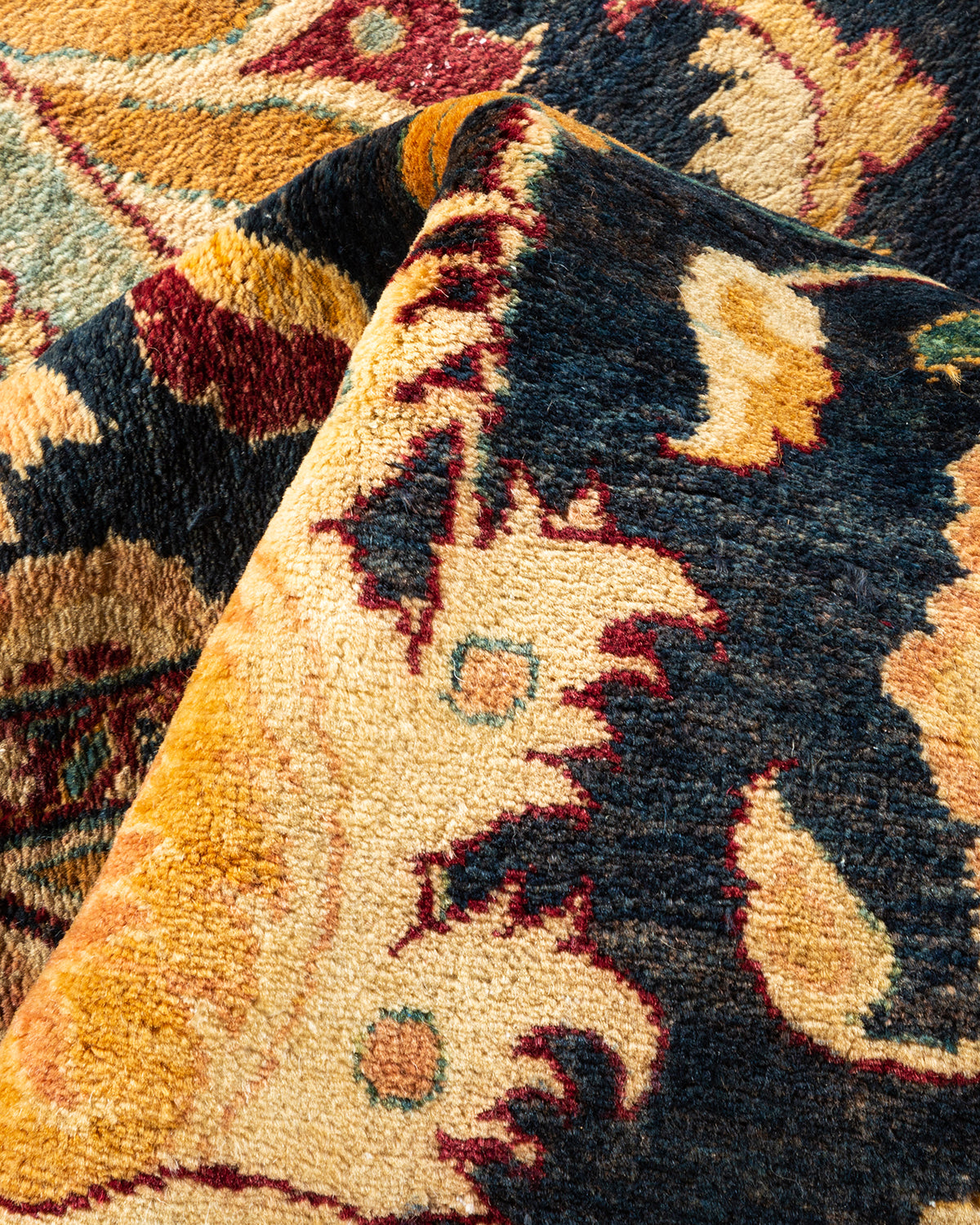 Mogul, One-of-a-Kind Hand-Knotted Area Rug - Blue, 8' 1" x 10' 0"