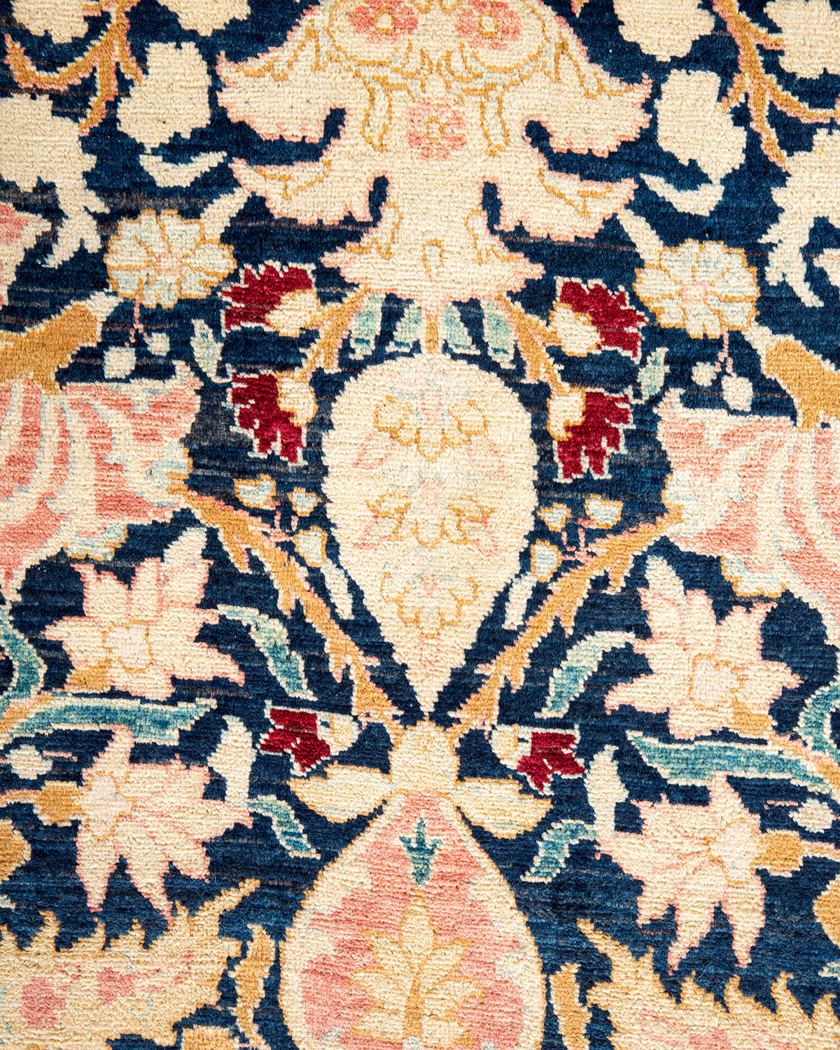 Mogul, One-of-a-Kind Hand-Knotted Area Rug - Blue, 9' 1" x 11' 10"
