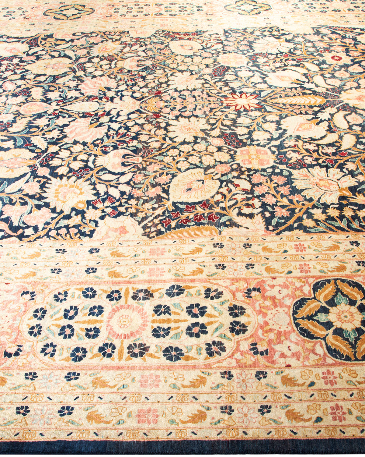 Mogul, One-of-a-Kind Hand-Knotted Area Rug - Blue, 9' 1" x 11' 10"