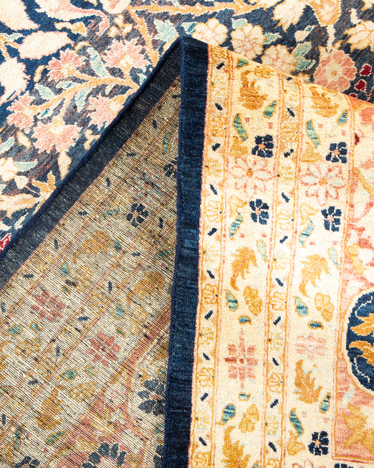 Mogul, One-of-a-Kind Hand-Knotted Area Rug - Blue, 9' 1" x 11' 10"