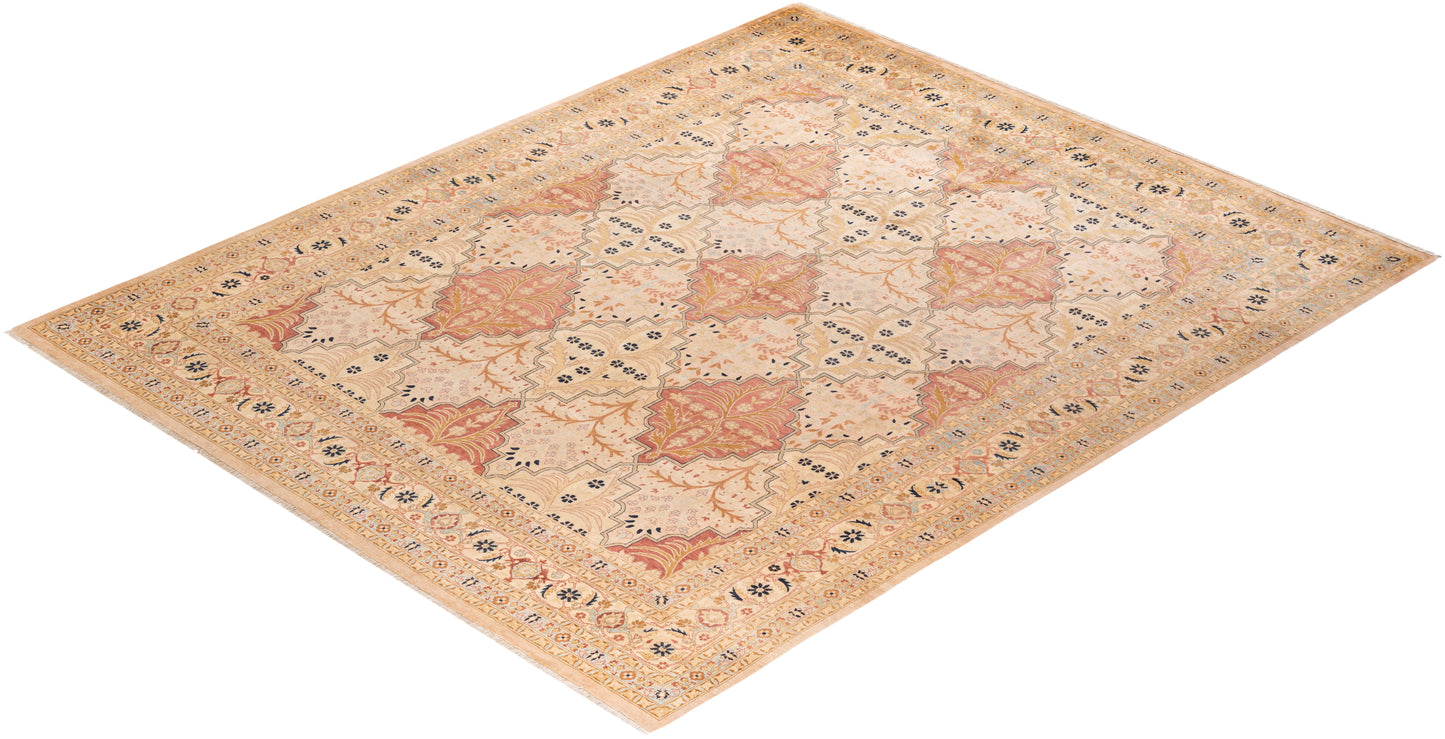 Mogul, One-of-a-Kind Hand-Knotted Area Rug - Beige, 8' 2" x 10' 4"