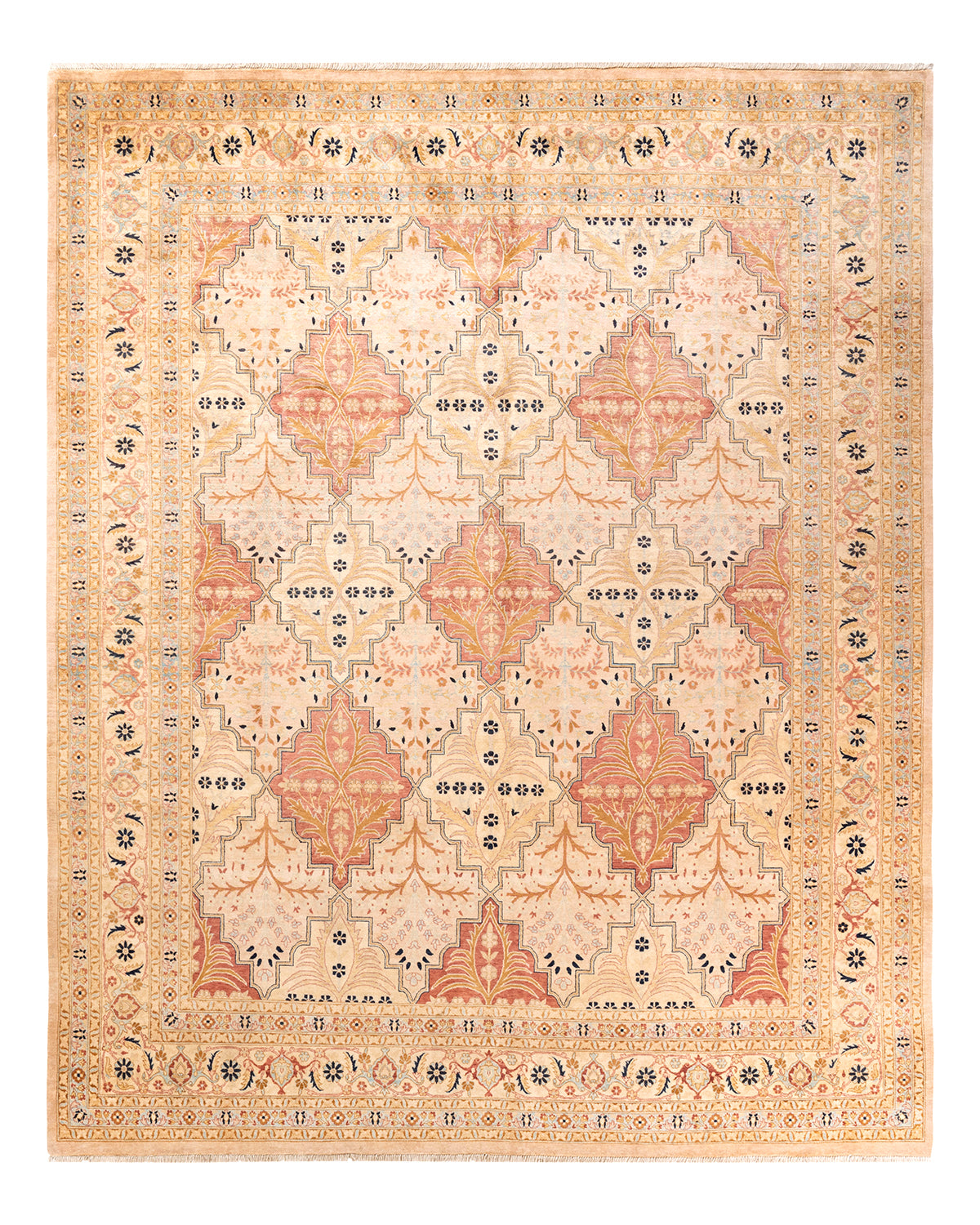 Mogul, One-of-a-Kind Hand-Knotted Area Rug - Beige, 8' 2" x 10' 4"