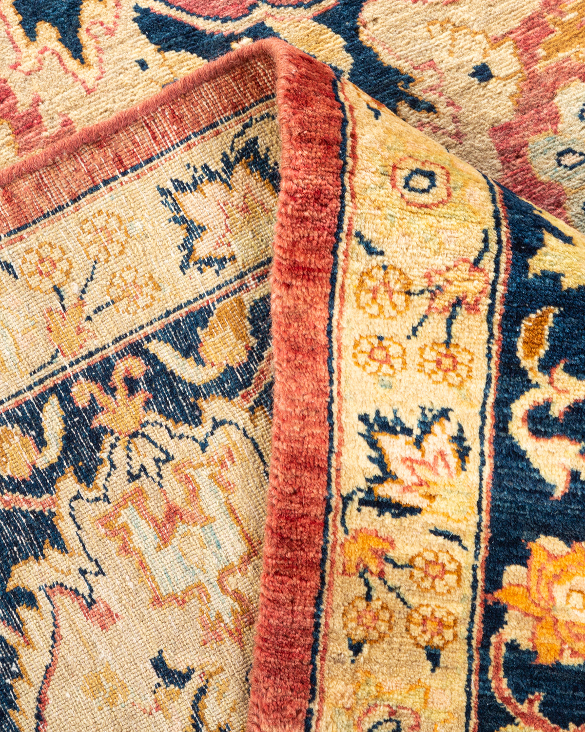Mogul, One-of-a-Kind Hand-Knotted Area Rug - Orange, 8' 2" x 10' 3"