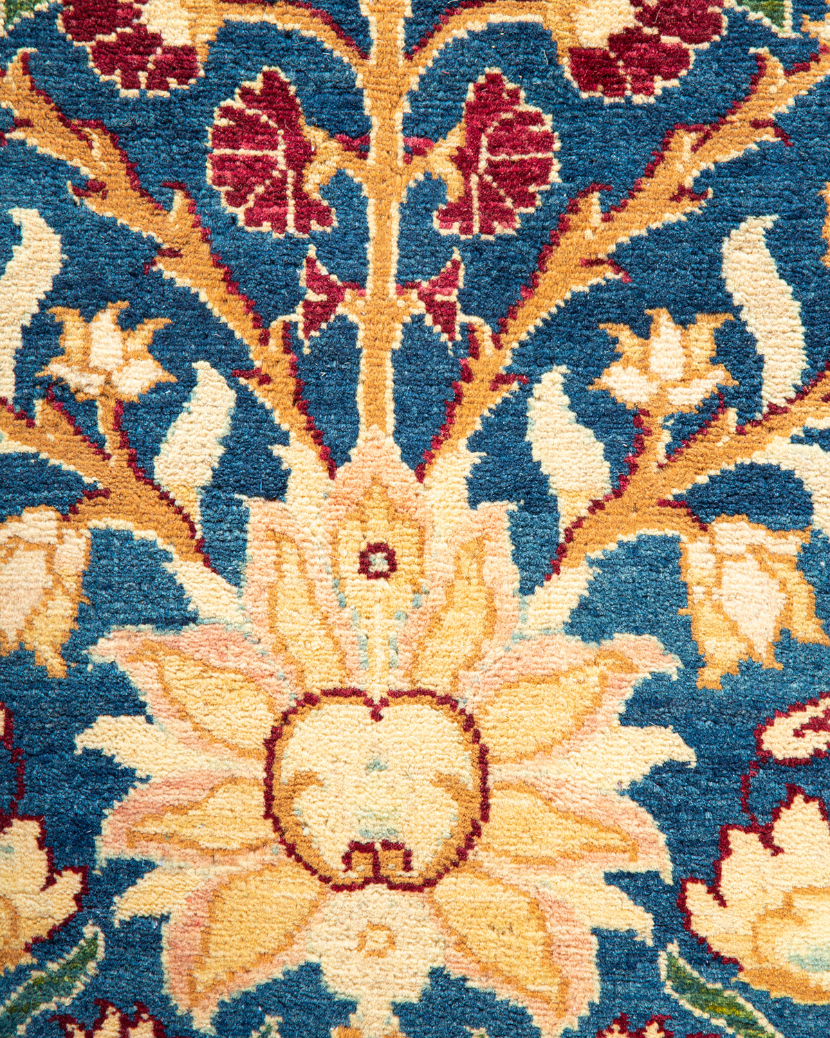 Mogul, One-of-a-Kind Hand-Knotted Area Rug - Blue, 6' 2" x 9' 2"