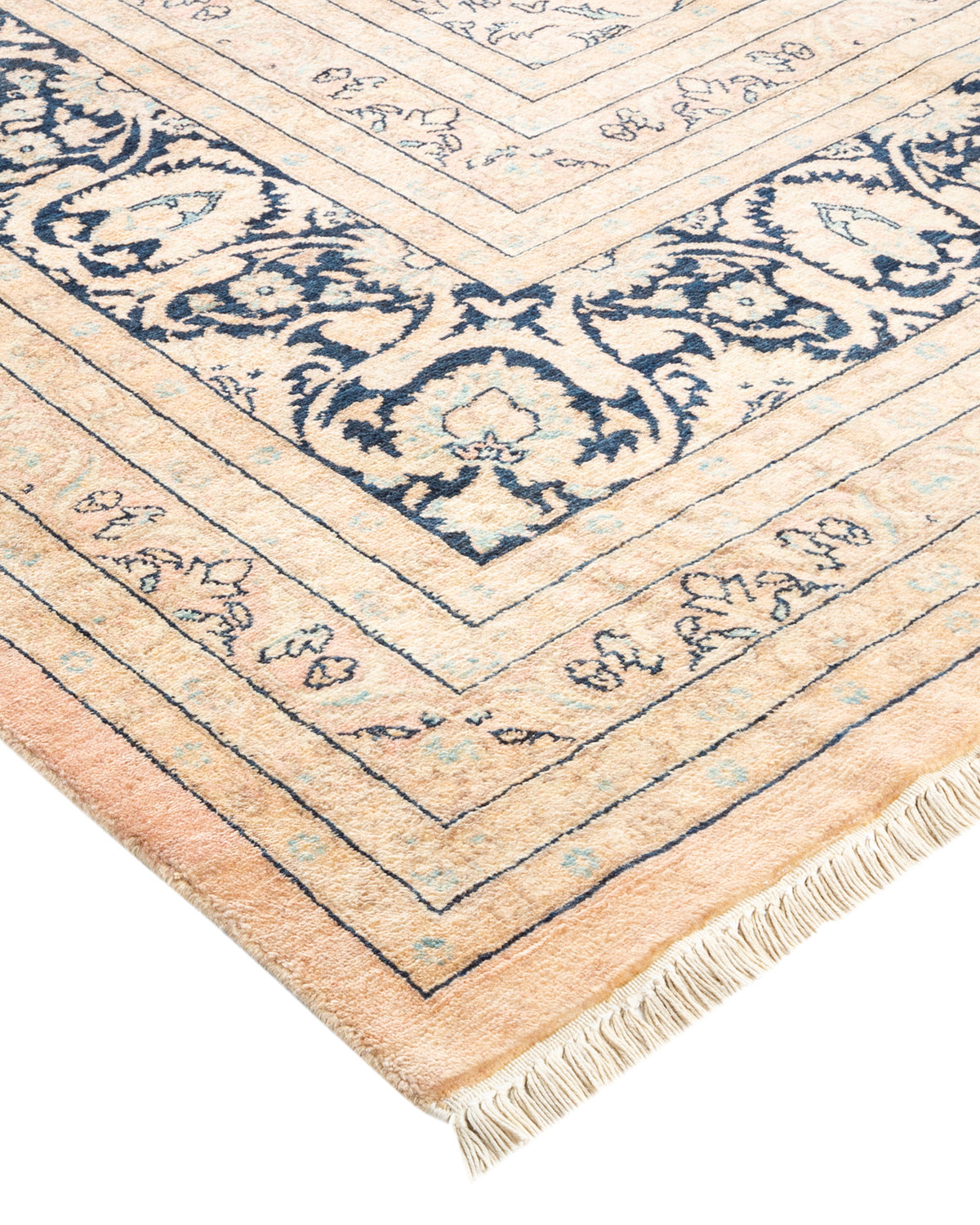 Mogul, One-of-a-Kind Hand-Knotted Area Rug - Pink, 9' 0" x 12' 1"
