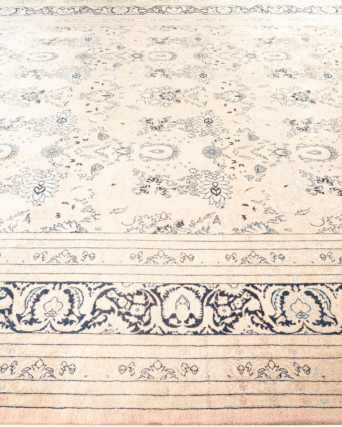 Mogul, One-of-a-Kind Hand-Knotted Area Rug - Pink, 9' 0" x 12' 1"
