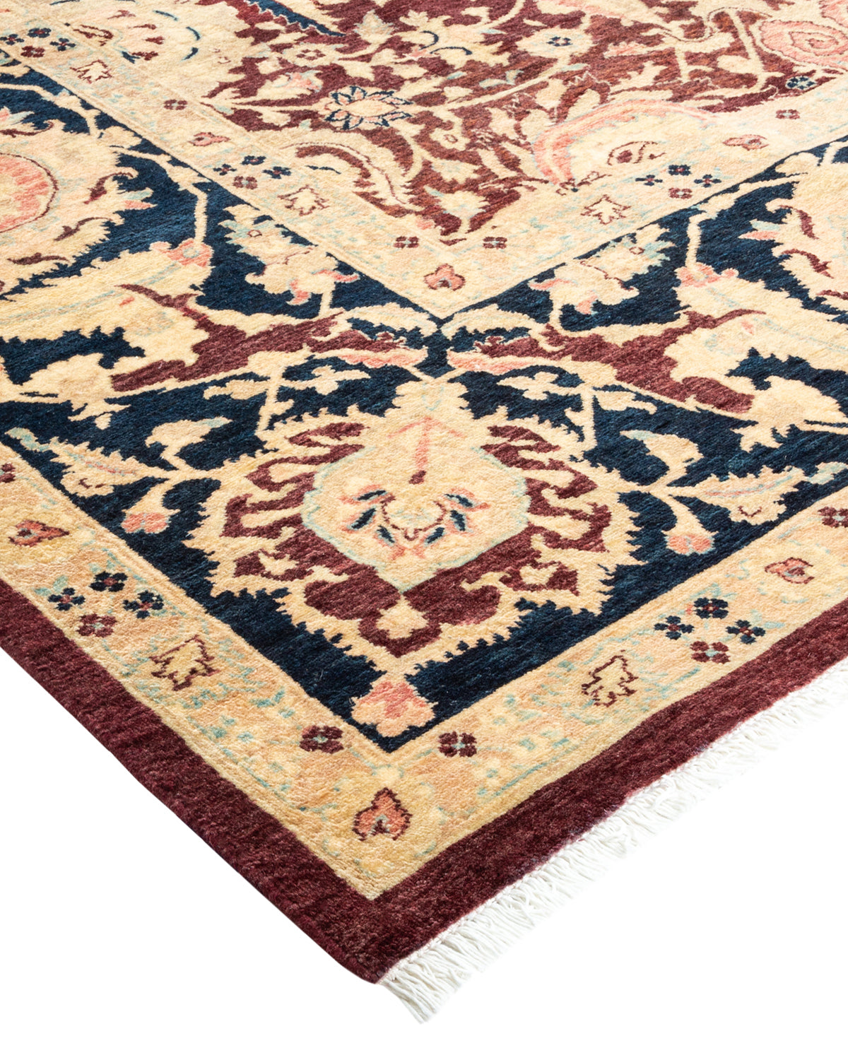 Mogul, One-of-a-Kind Hand-Knotted Area Rug - Red, 8' 2" x 10' 3"
