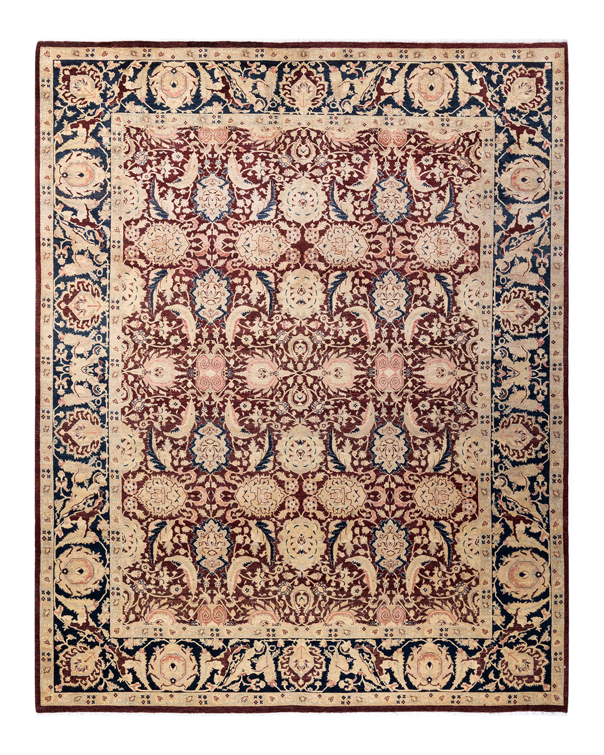 Mogul, One-of-a-Kind Hand-Knotted Area Rug - Red, 8' 2" x 10' 3"