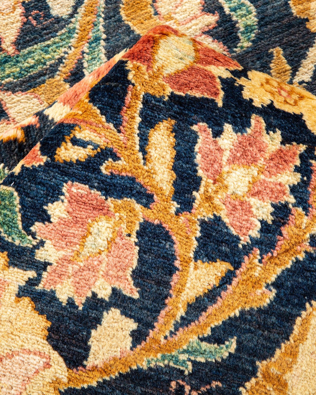 Mogul, One-of-a-Kind Hand-Knotted Area Rug - Blue, 8' 1" x 10' 3"