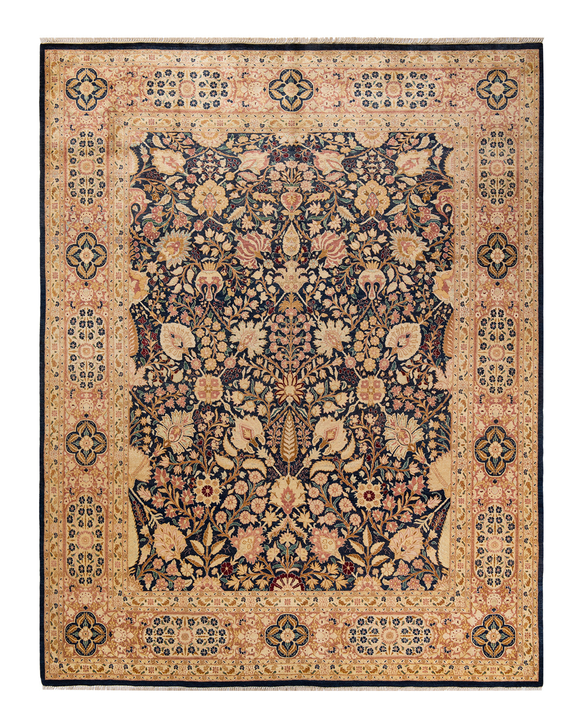 Mogul, One-of-a-Kind Hand-Knotted Area Rug - Blue, 8' 1" x 10' 3"