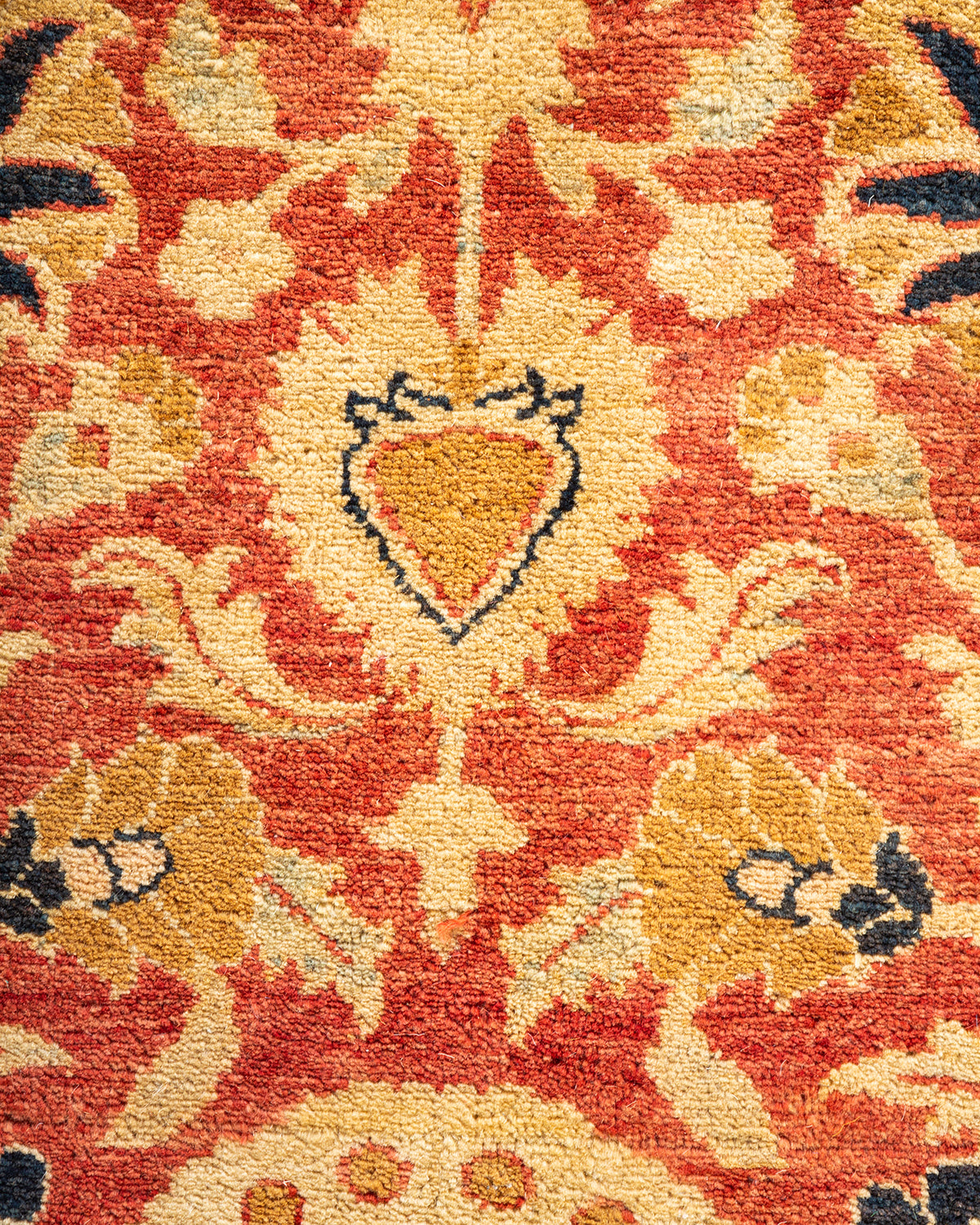 Mogul, One-of-a-Kind Hand-Knotted Area Rug - Orange, 8' 1" x 9' 7"