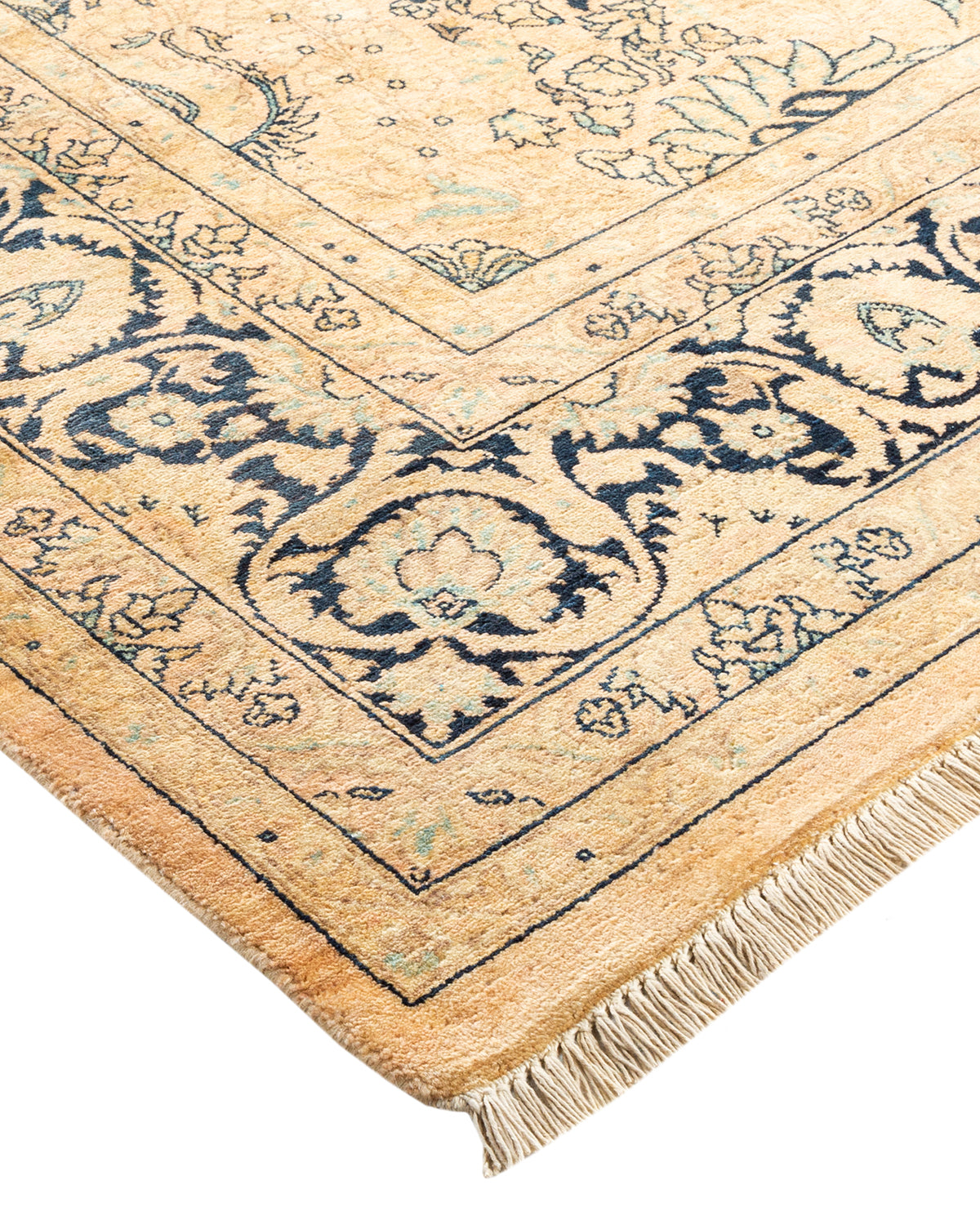 Mogul, One-of-a-Kind Hand-Knotted Area Rug - Beige, 6' 2" x 9' 2"