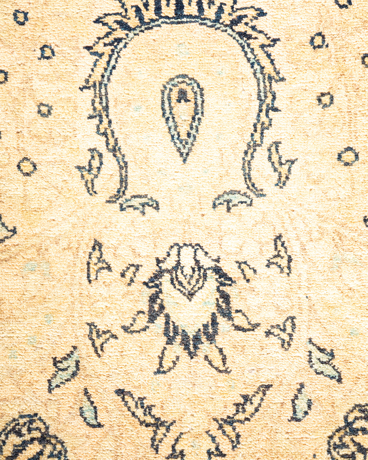 Mogul, One-of-a-Kind Hand-Knotted Area Rug - Beige, 6' 2" x 9' 2"