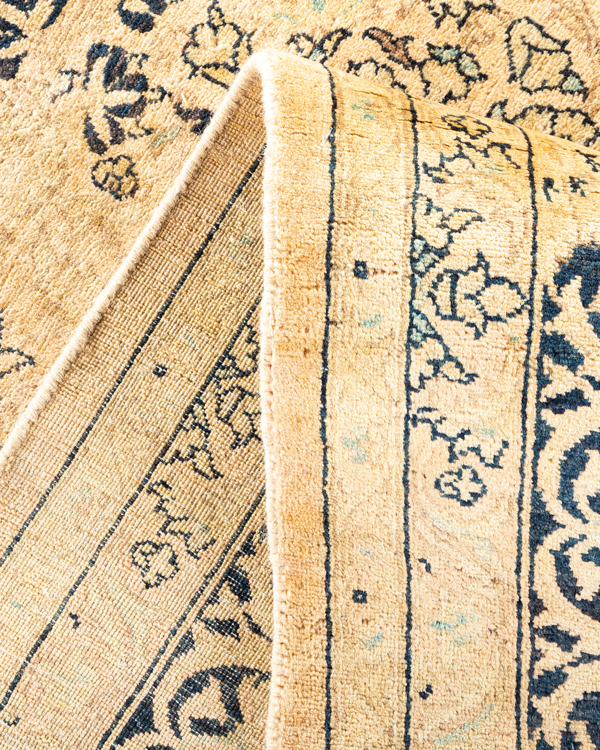 Mogul, One-of-a-Kind Hand-Knotted Area Rug - Beige, 6' 2" x 9' 2"
