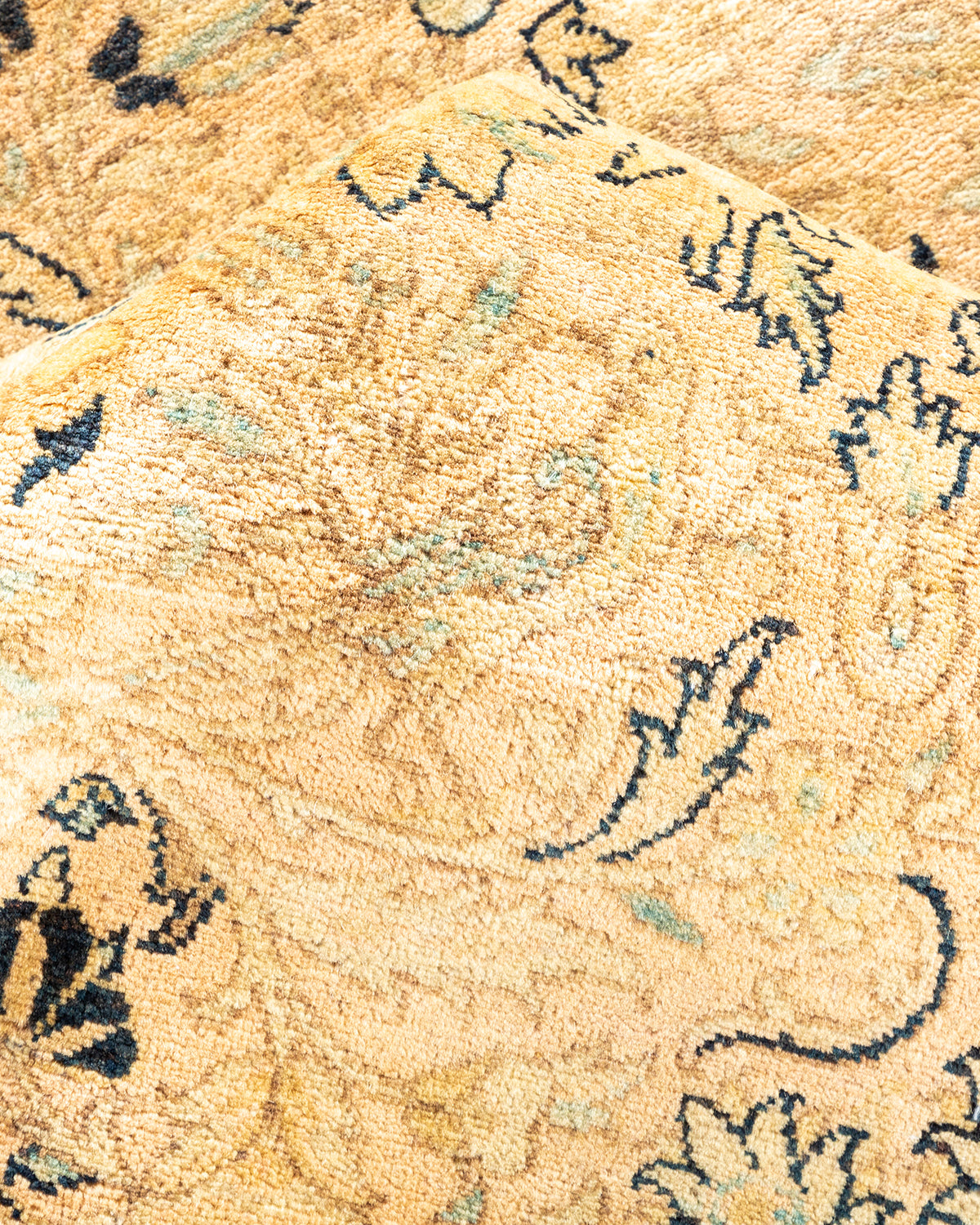 Mogul, One-of-a-Kind Hand-Knotted Area Rug - Beige, 6' 2" x 9' 2"