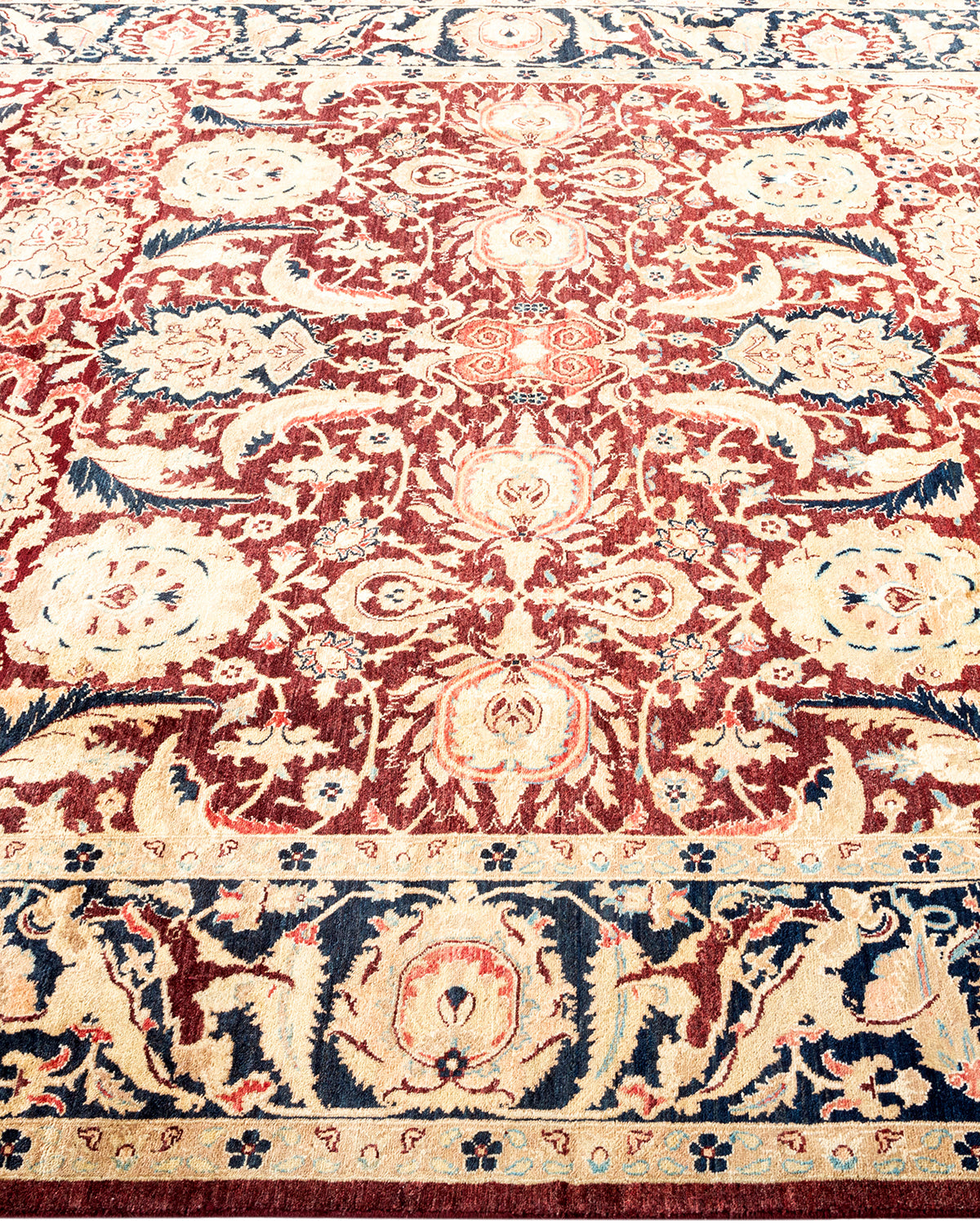 Mogul, One-of-a-Kind Hand-Knotted Area Rug - Red, 6' 1" x 9' 1"